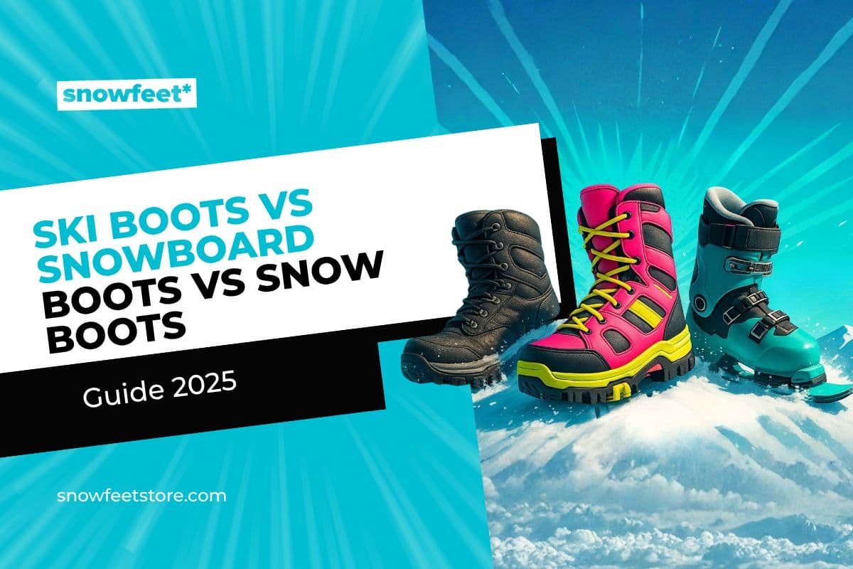 Ski Boots vs Snowboard Boots vs Snow Boots: Key Differences, Fit Tips & Buying Guide (2025) - snowfeet*