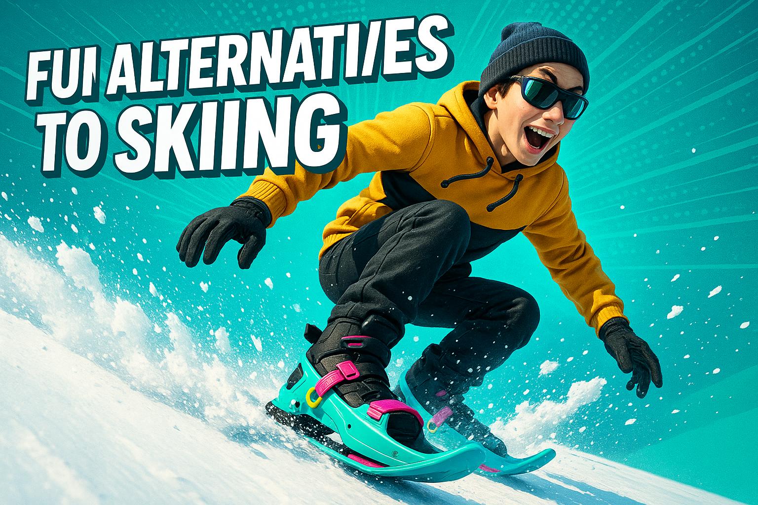 Are There Fun Alternatives to Skiing if I Don't Like Traditional Skis?