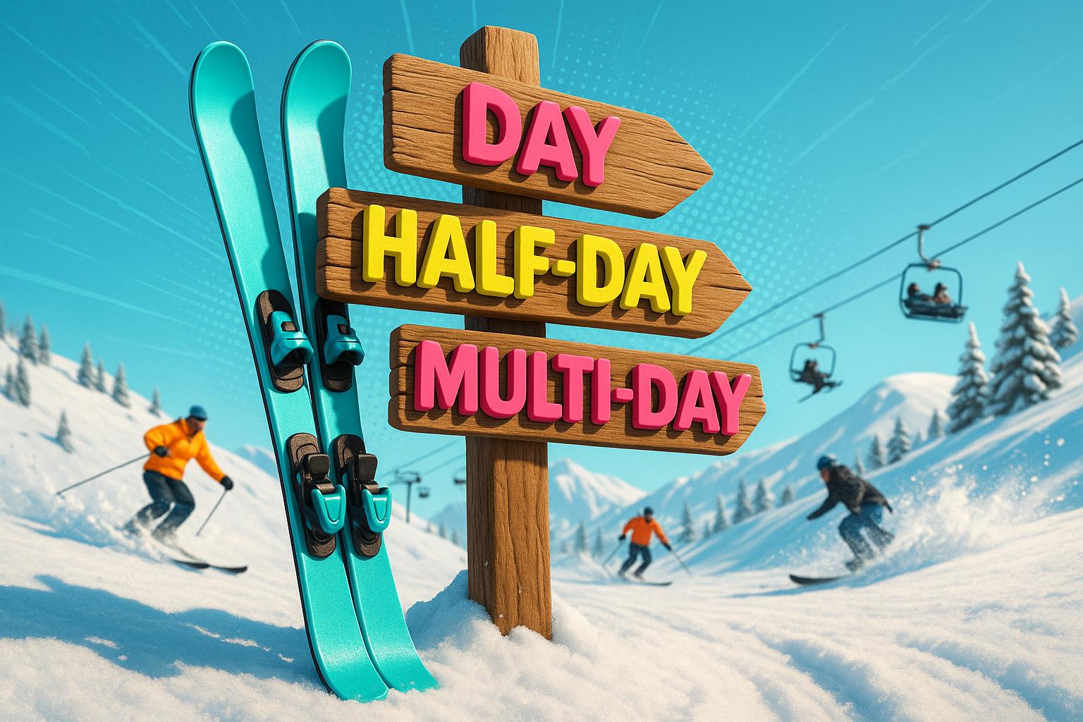 Understanding Different Types of Lift Tickets (Day, Half-Day, Multi-Day)