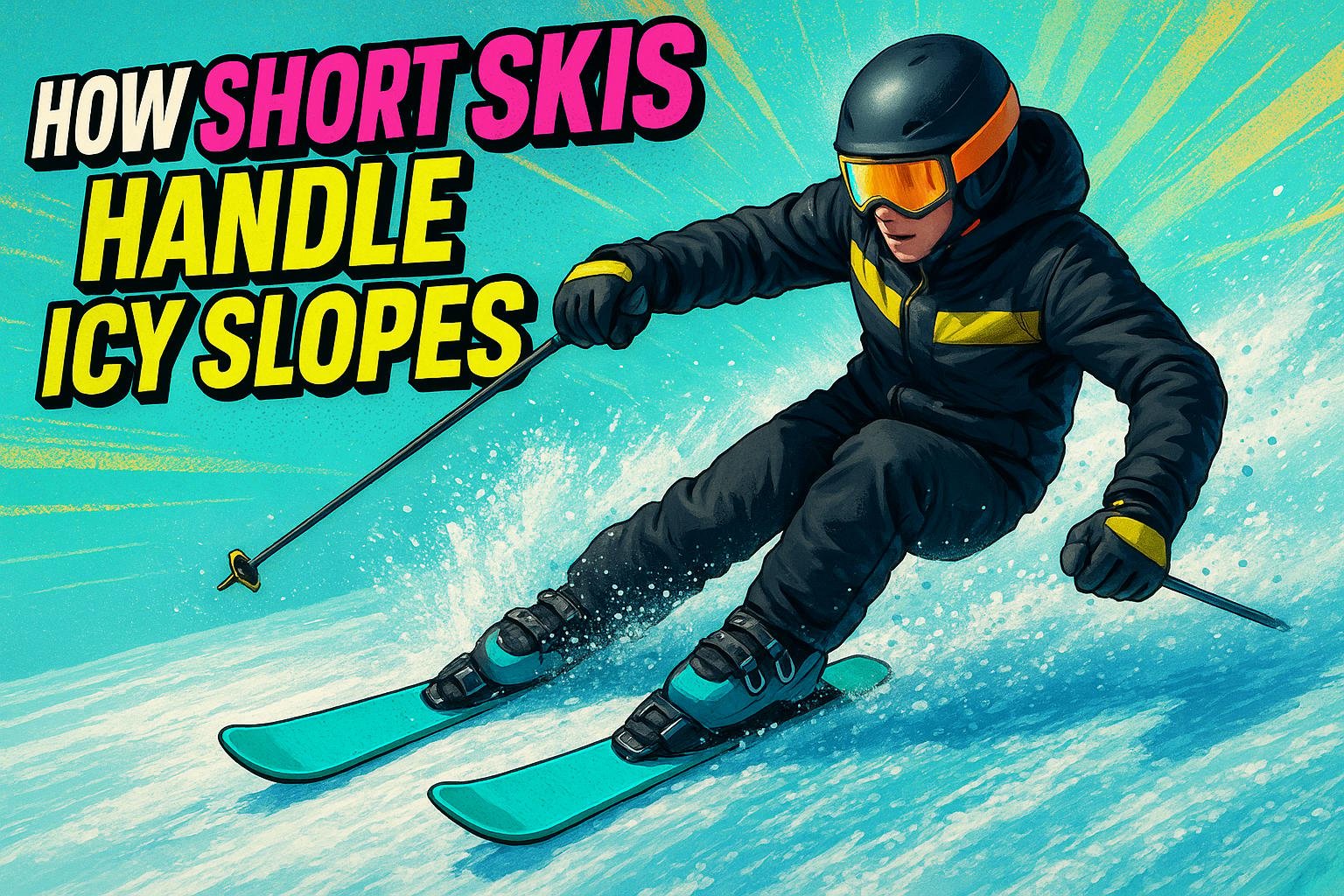 How Short Skis Handle Icy Slopes