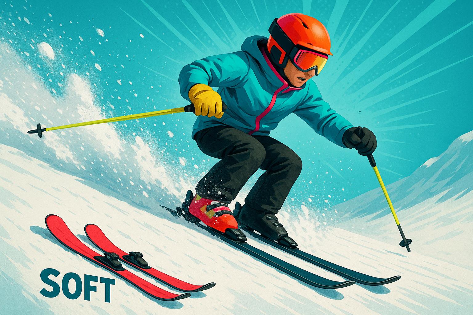 The Role of Ski Flex (Soft vs. Stiff) in Different Skiing Styles - snowfeet*