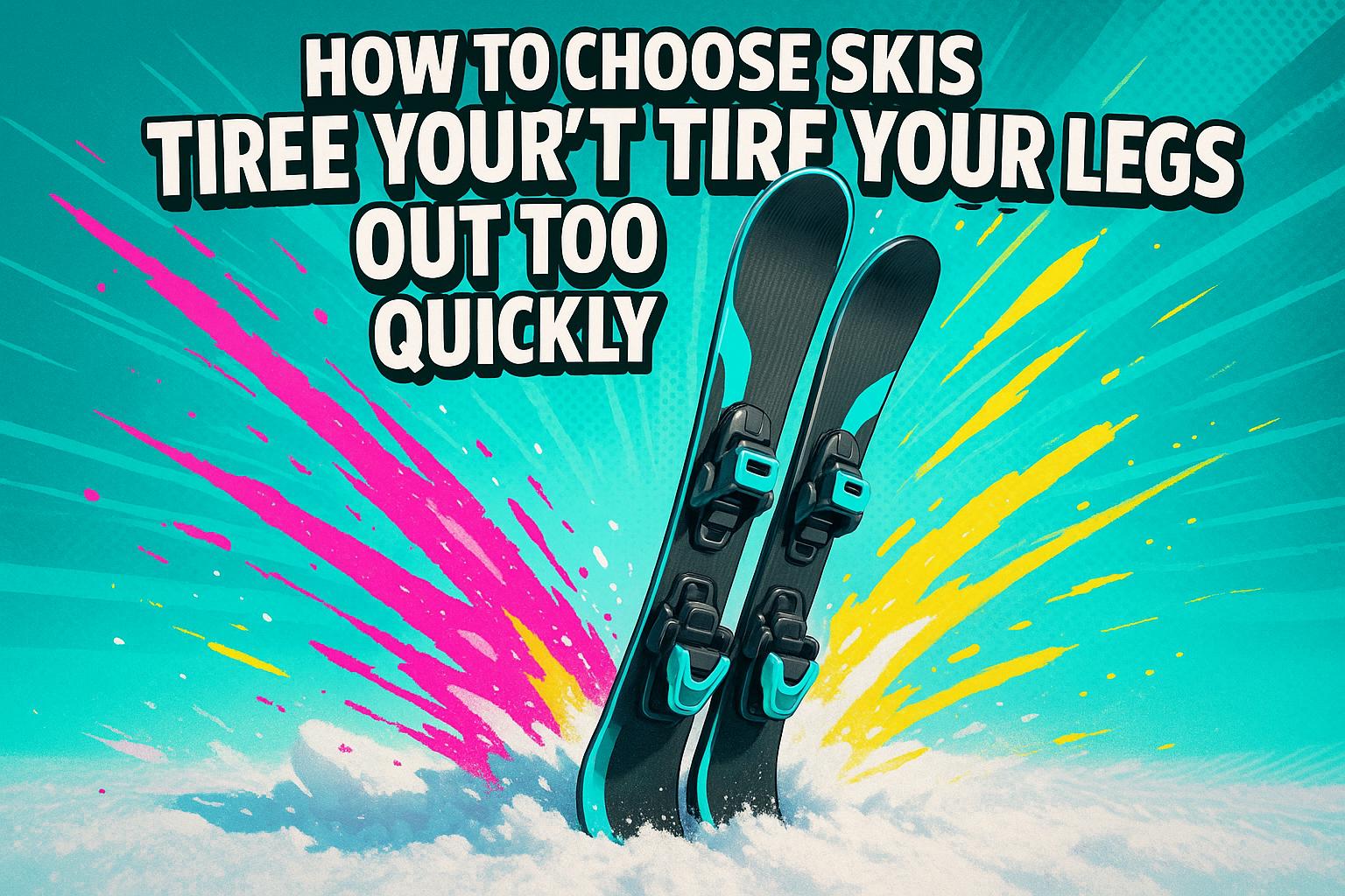 How to Choose Skis That Won't Tire Your Legs Out Too Quickly