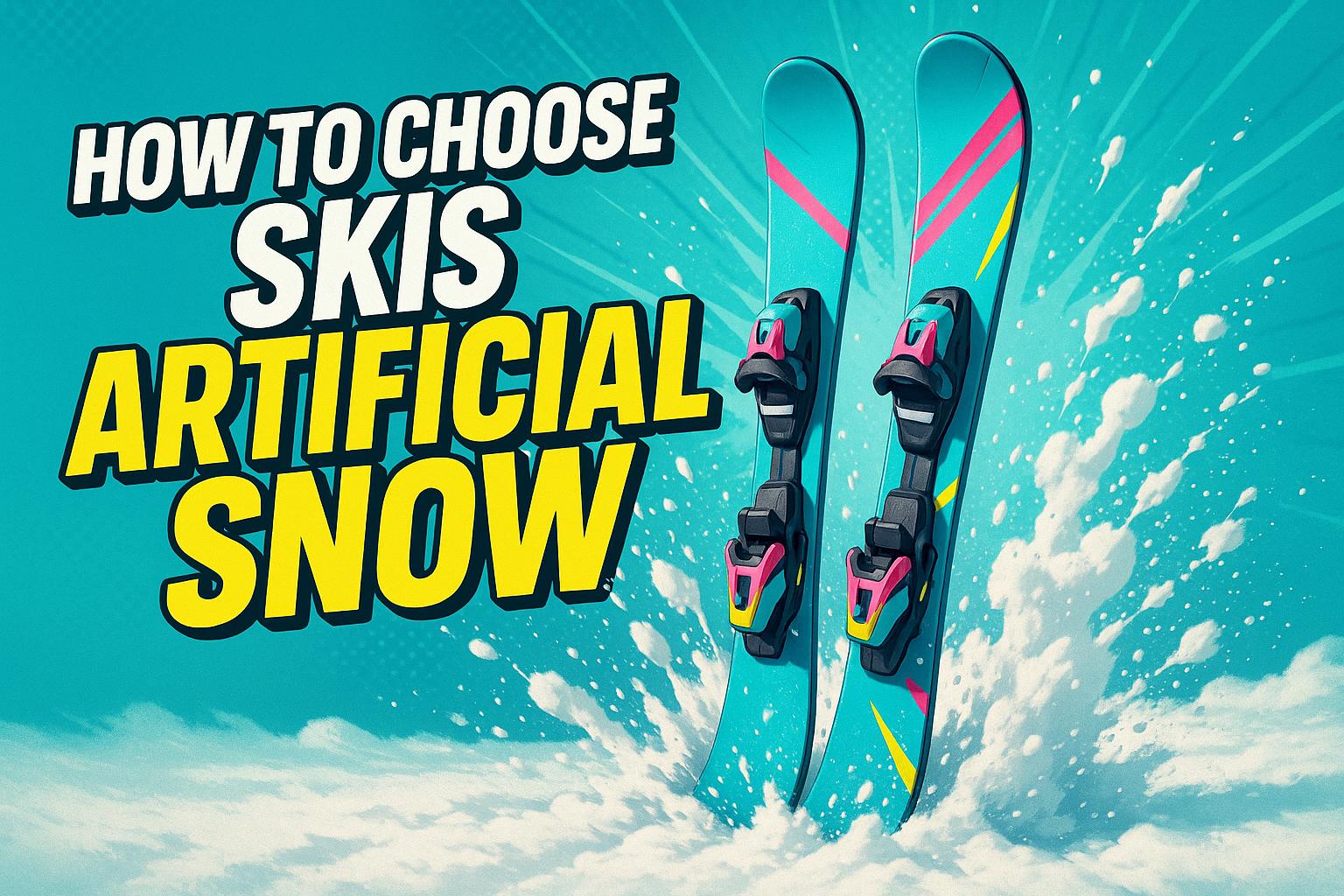 How to Choose Skis if You Plan to Ski Mostly Artificial Snow
