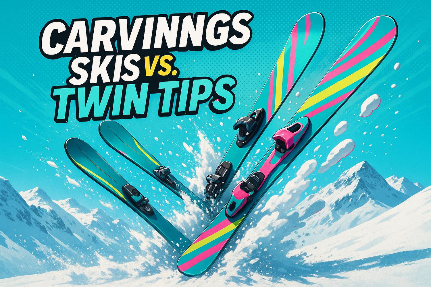 Carving Skis vs. Twin Tips: Which Should You Choose for Your Skiing? - snowfeet*
