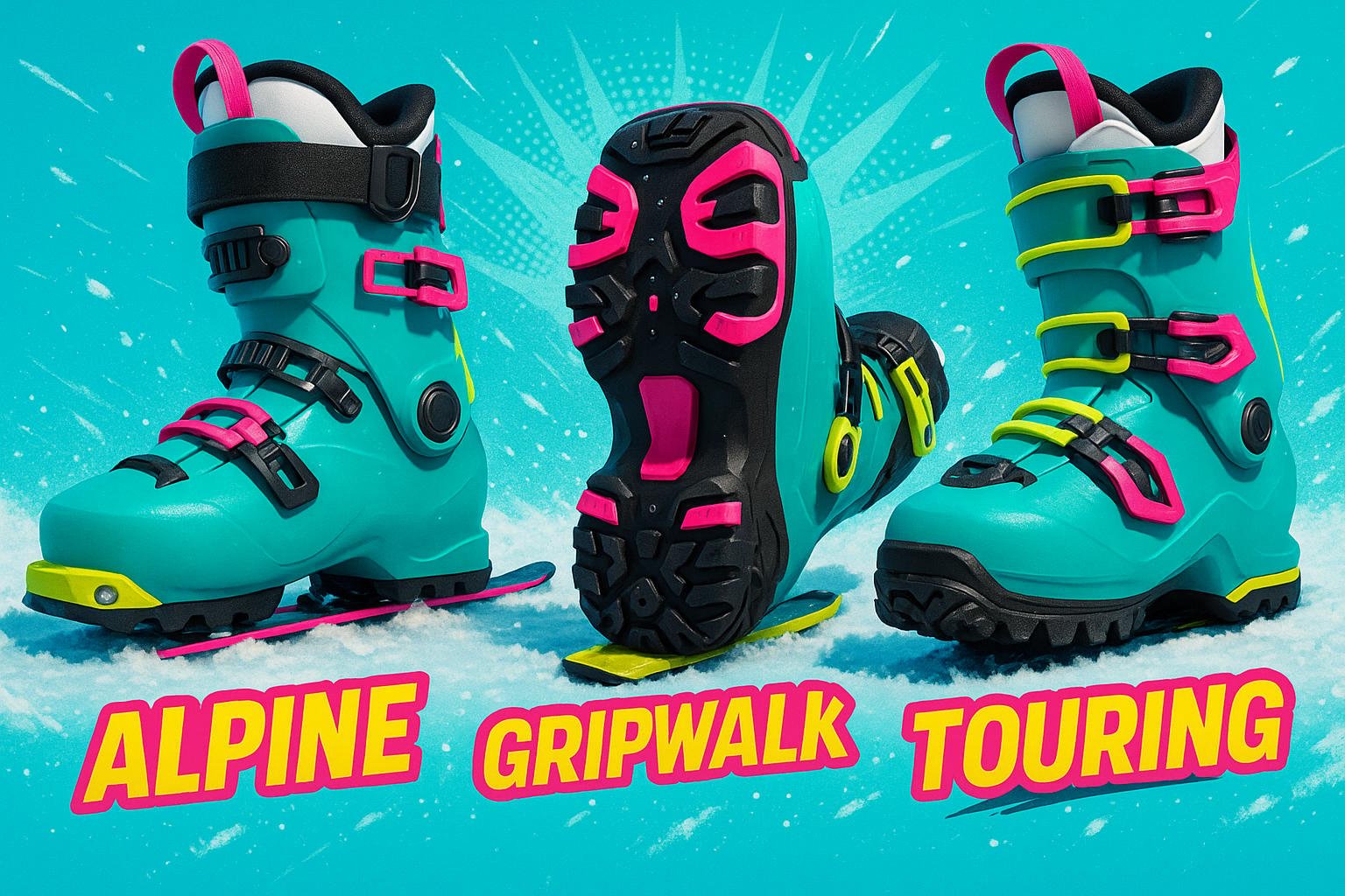 Understanding Different Ski Boot Sole Types (Alpine, GripWalk, Touring) - 2025
