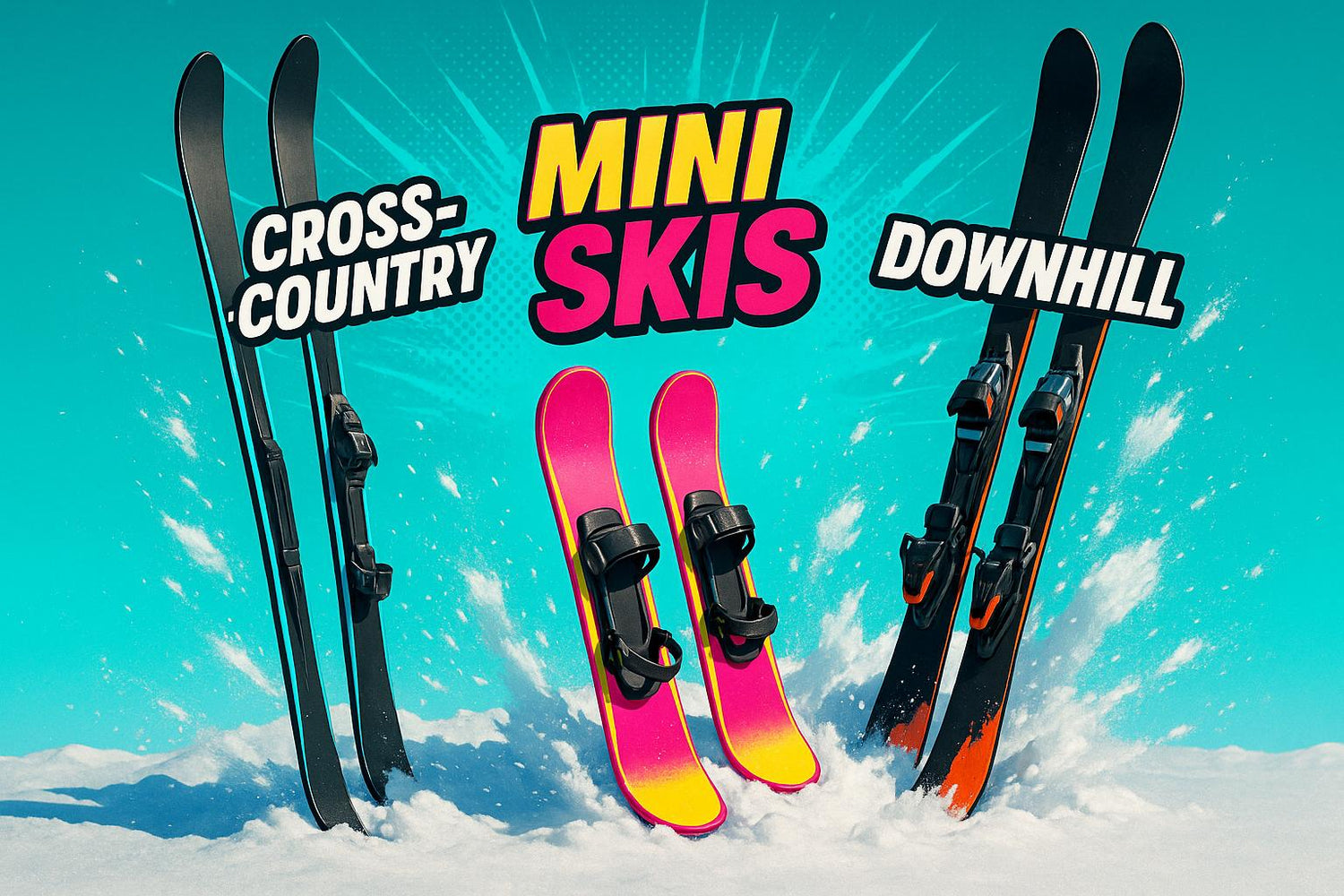 Cross-Country vs. Downhill Skis: What’s the Difference and Which Should You Try First? - snowfeet*