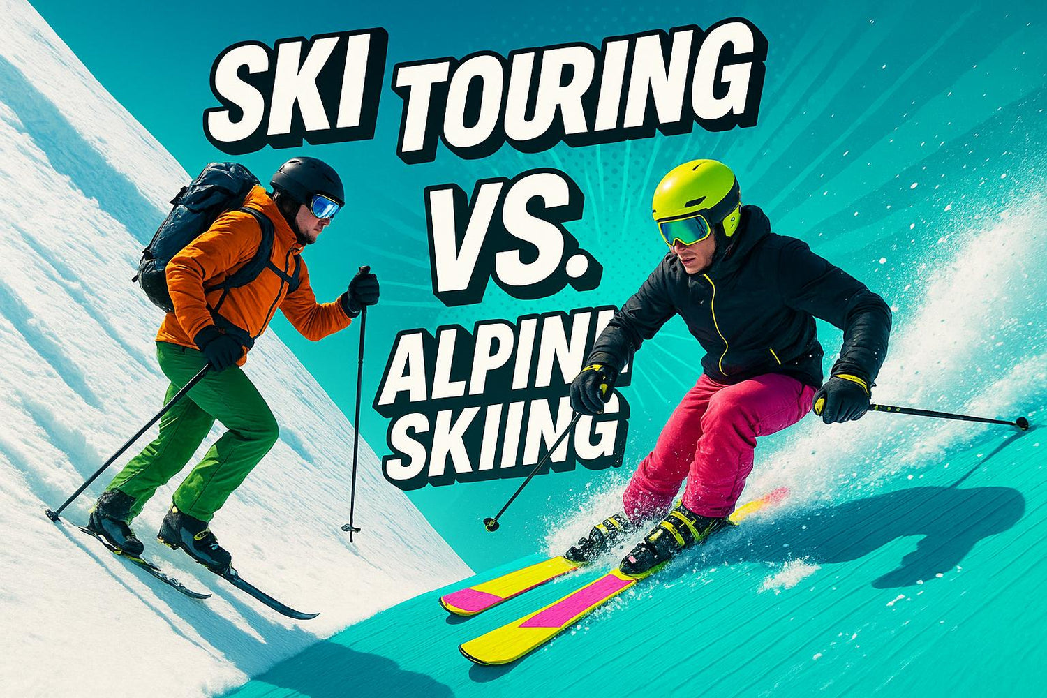 Ski Touring vs. Alpine Skiing: Which One Suits Your Style and Fitness? - snowfeet*