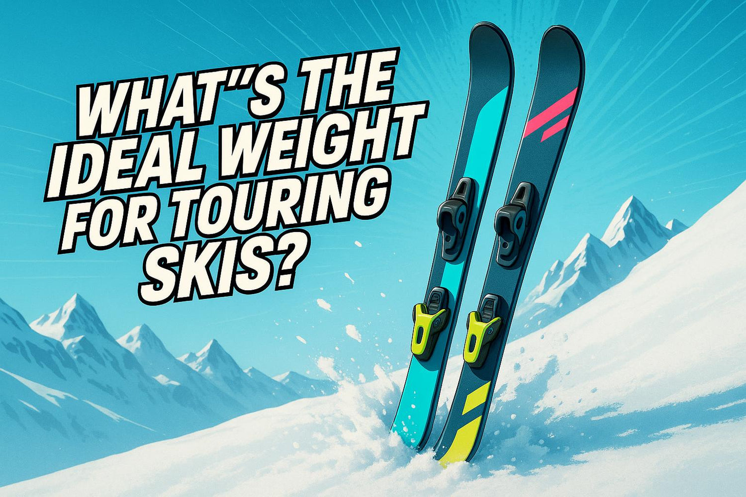 What’s the Ideal Weight for Touring Skis? How to Balance Speed and Stability