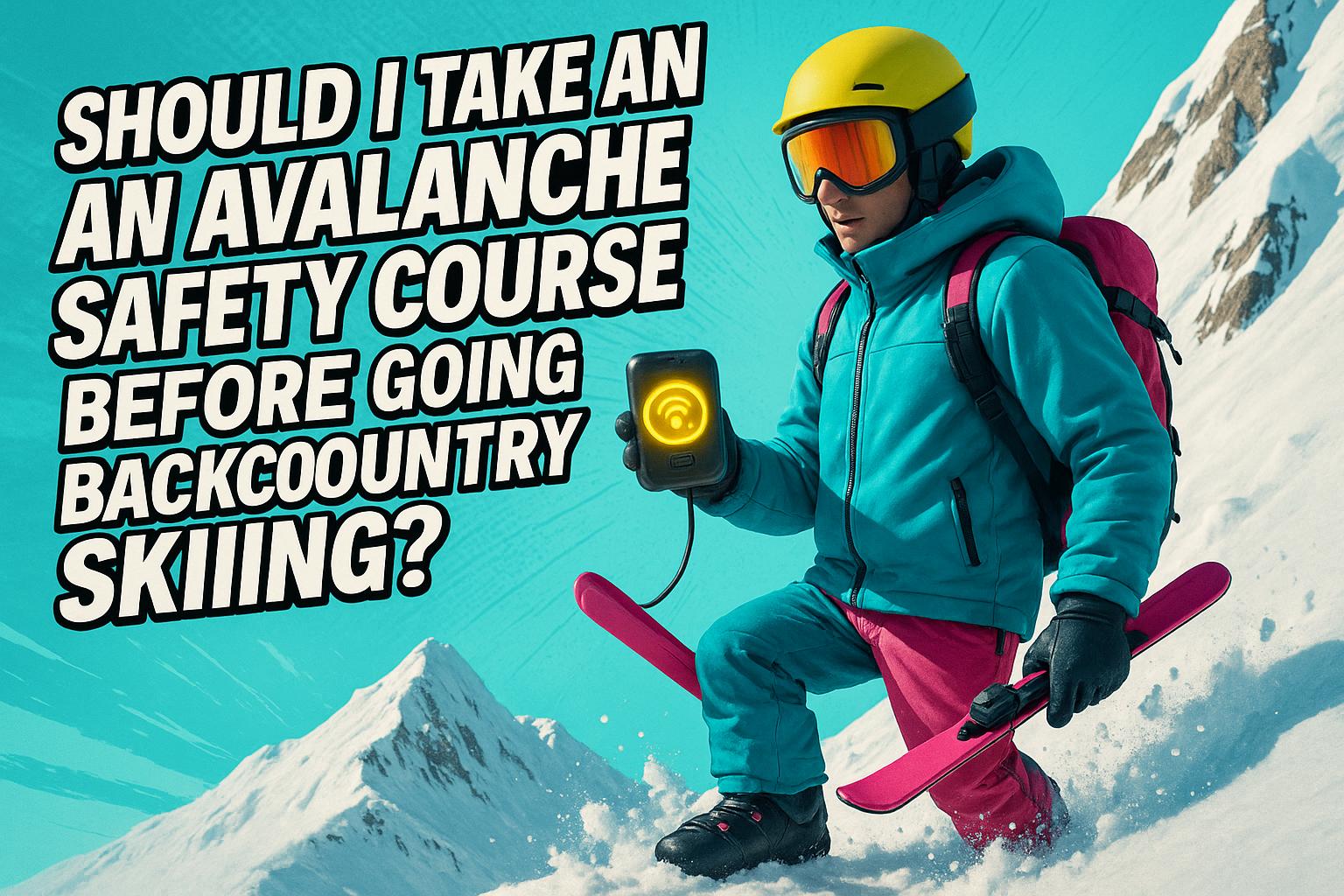 Should I Take an Avalanche Safety Course Before Going Backcountry Skiing? - snowfeet*