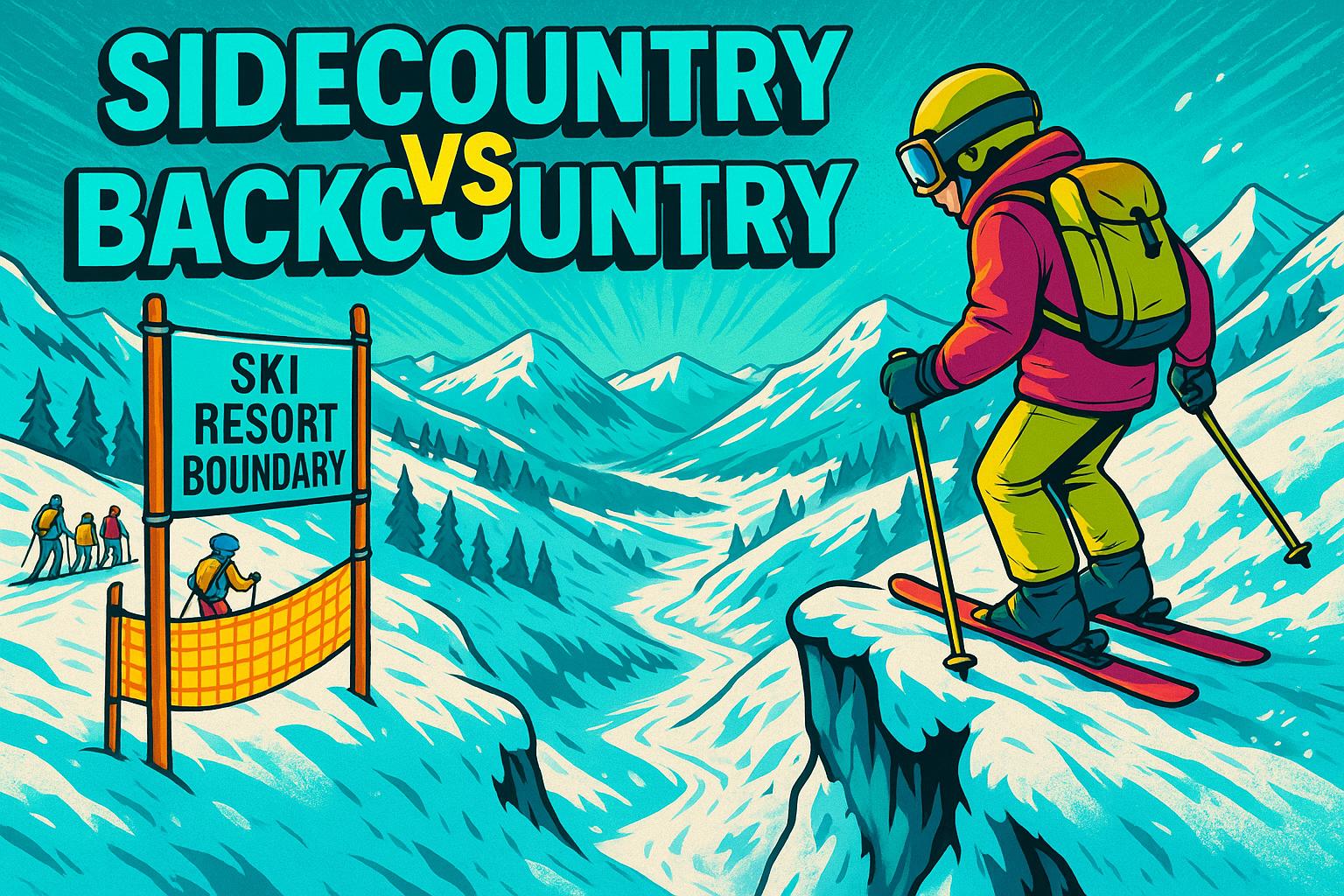 The Difference Between Sidecountry and Backcountry Skiing (Access & Risk)