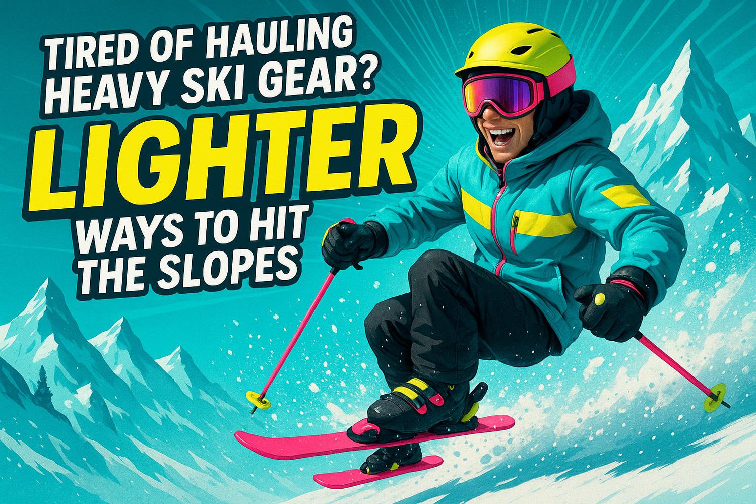 Tired of Hauling Heavy Ski Gear? Discover Lighter Ways to Hit the Slopes