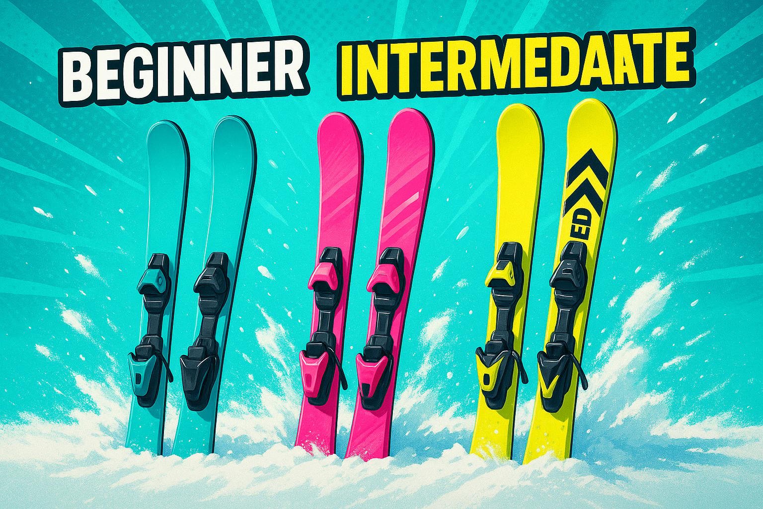 What's the Difference Between Beginner, Intermediate, and Advanced Skis? - snowfeet*
