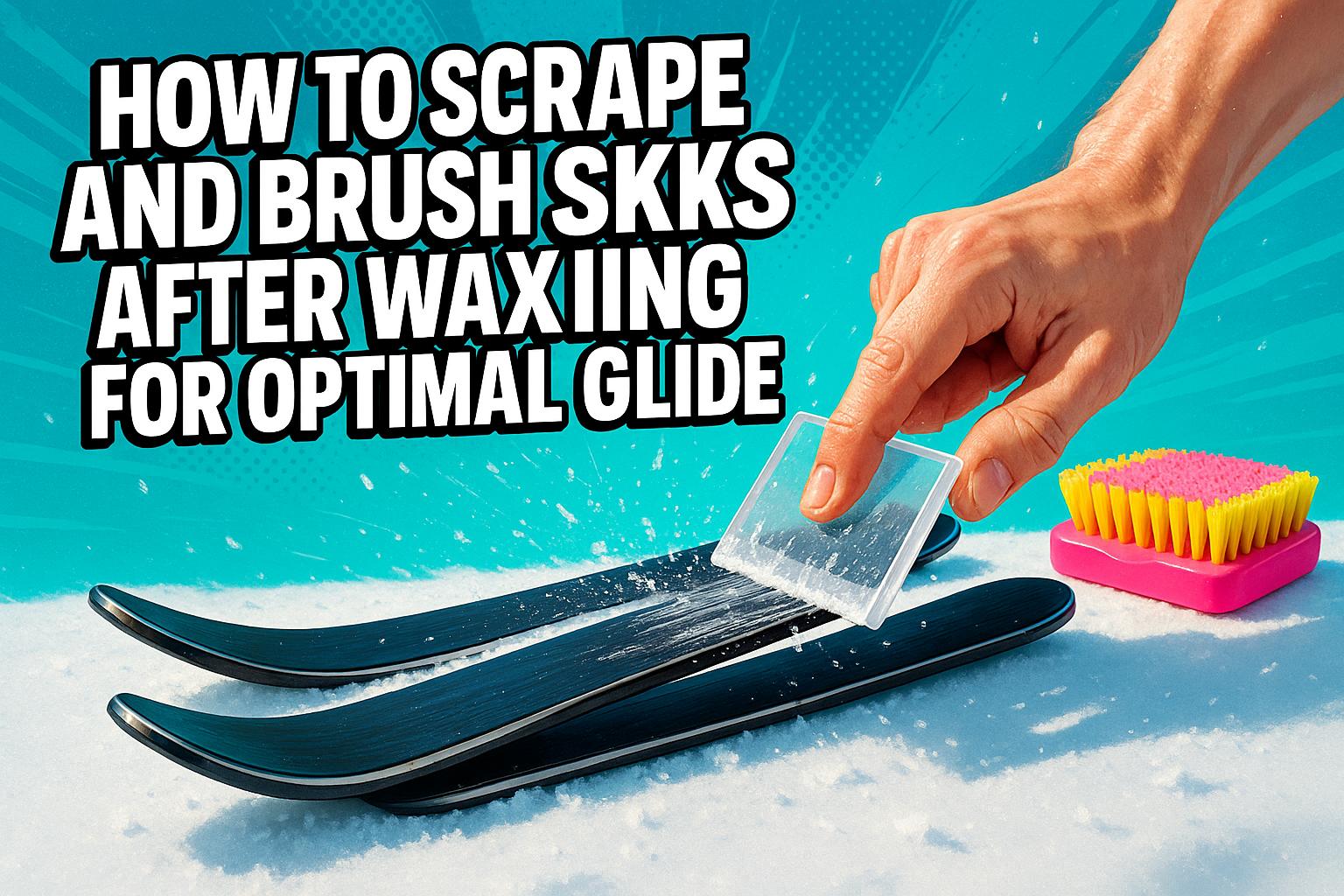 How to Scrape and Brush Skis After Waxing for Optimal Glide