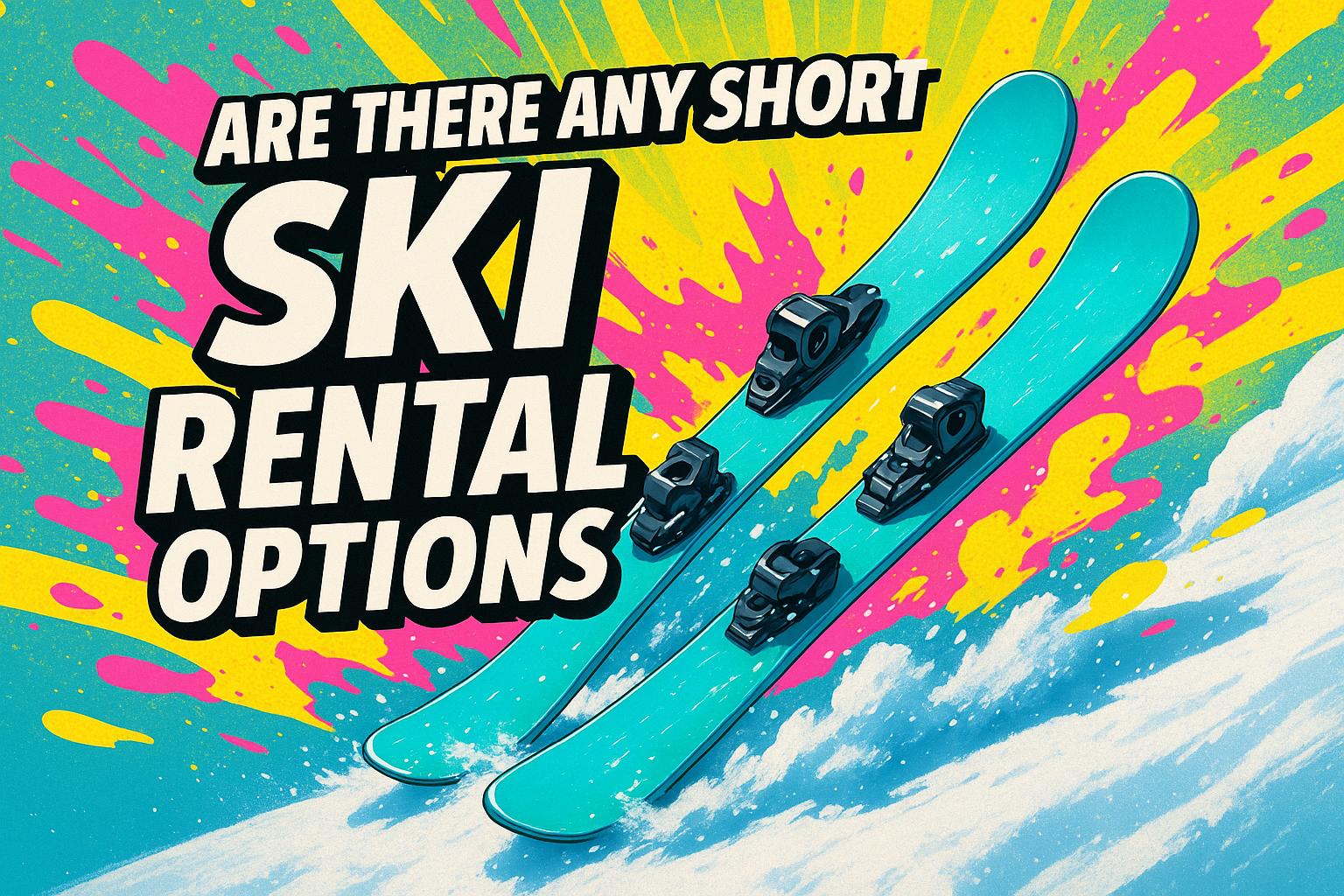Are There Any Short Ski 'Rental' Options Available at US Resorts (2025)?