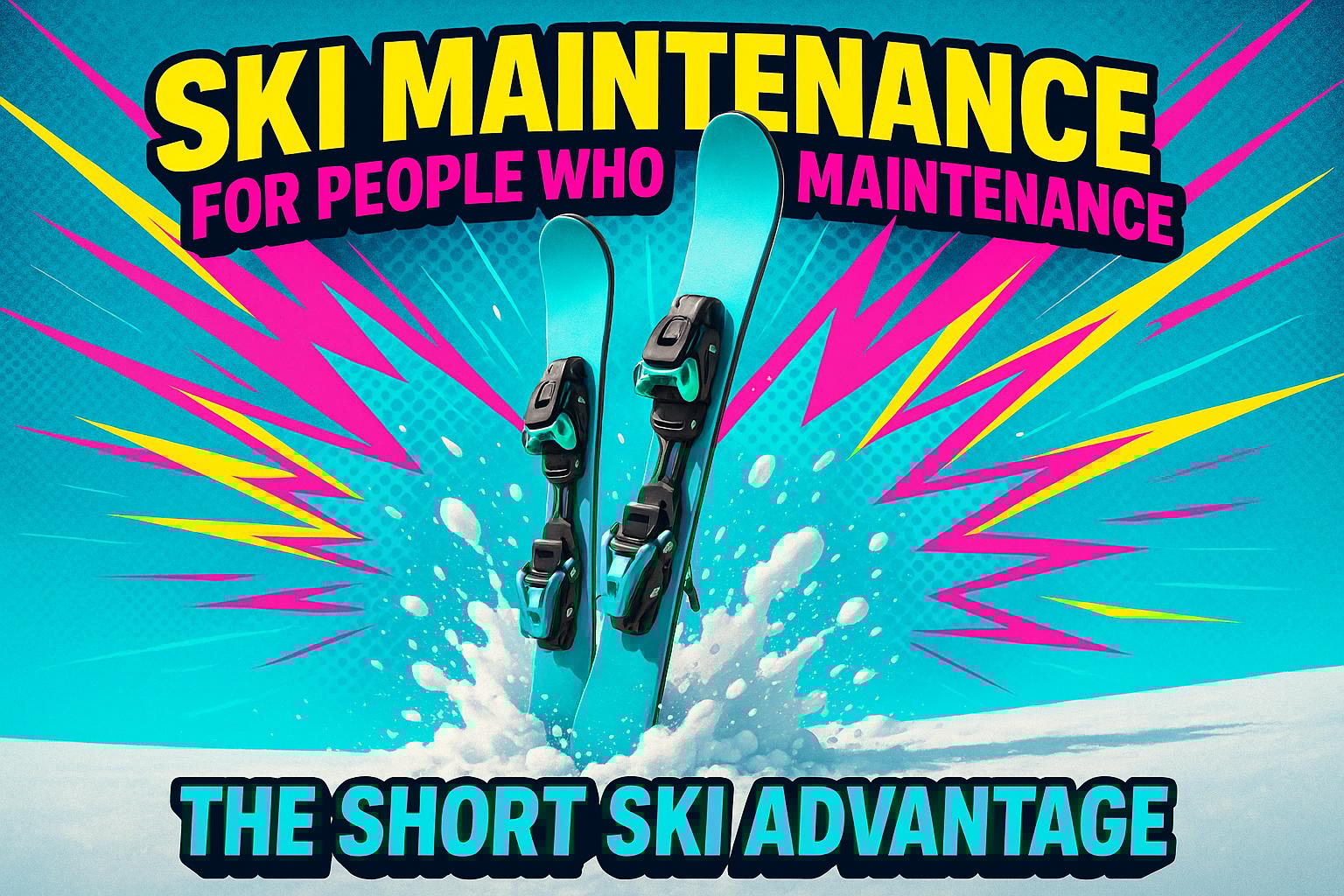 Ski Maintenance for People Who Hate Maintenance (The Short Ski Advantage) - snowfeet*