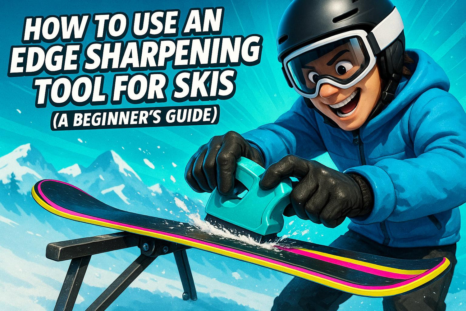 How to Use an Edge Sharpening Tool for Skis (A Beginner's Guide)