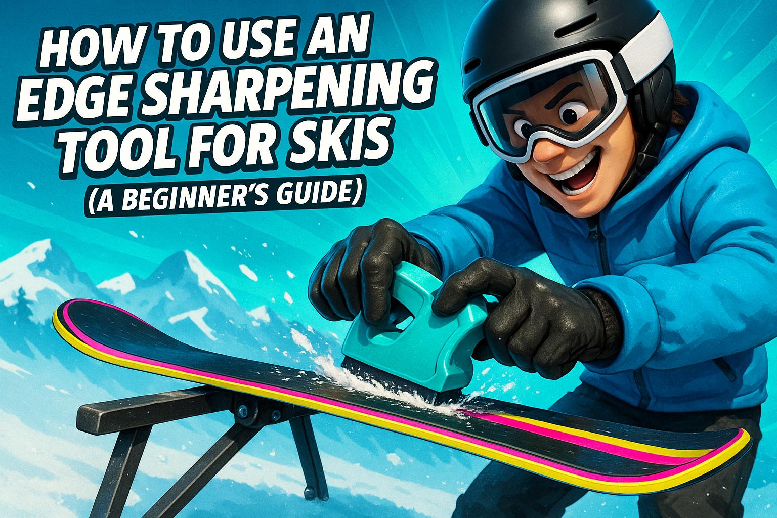 How to Use an Edge Sharpening Tool for Skis (A Beginner's Guide) - snowfeet*