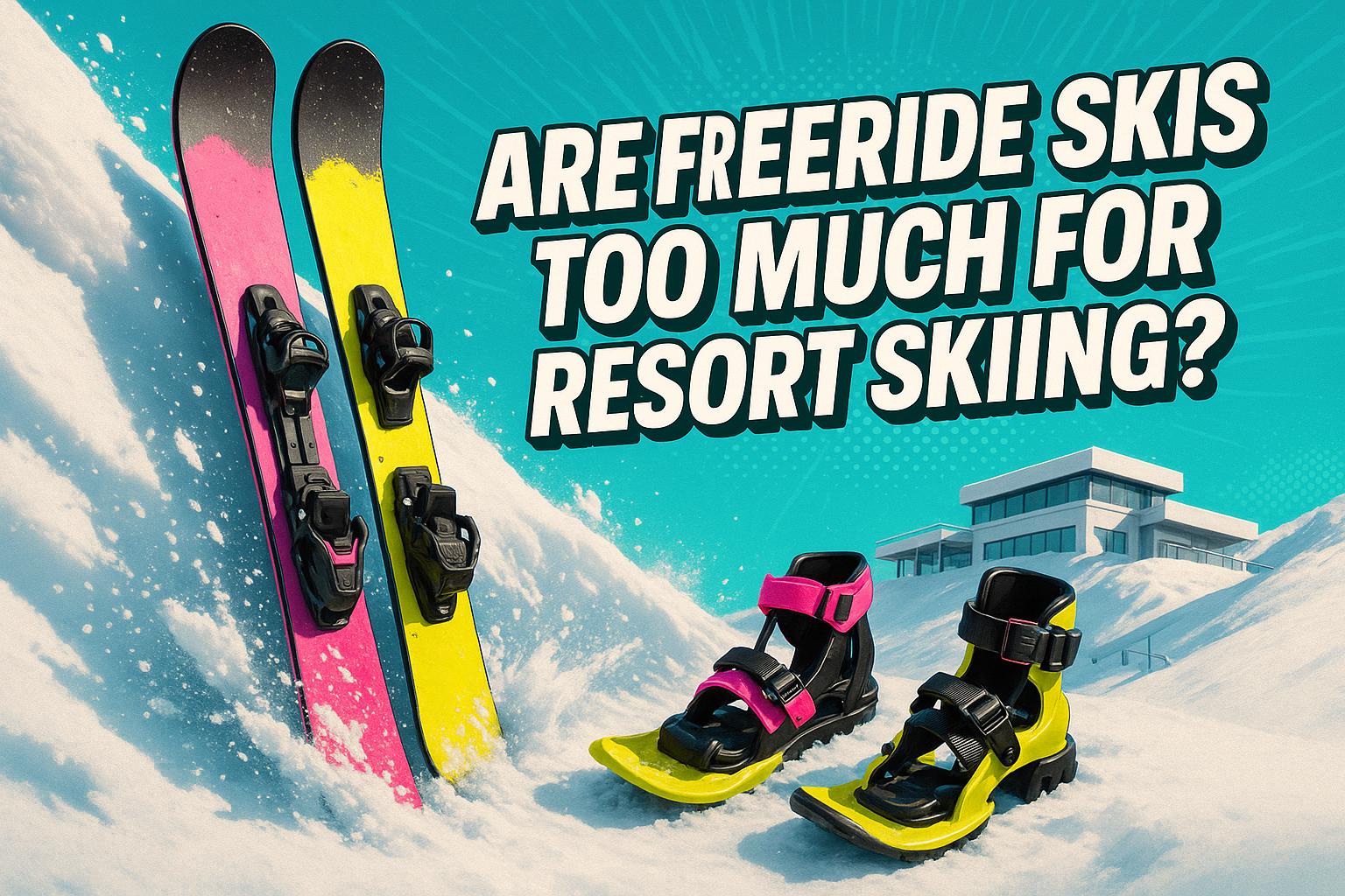 Are Freeride Skis Too Much for Resort Skiing, or Can They Be Versatile? - snowfeet*