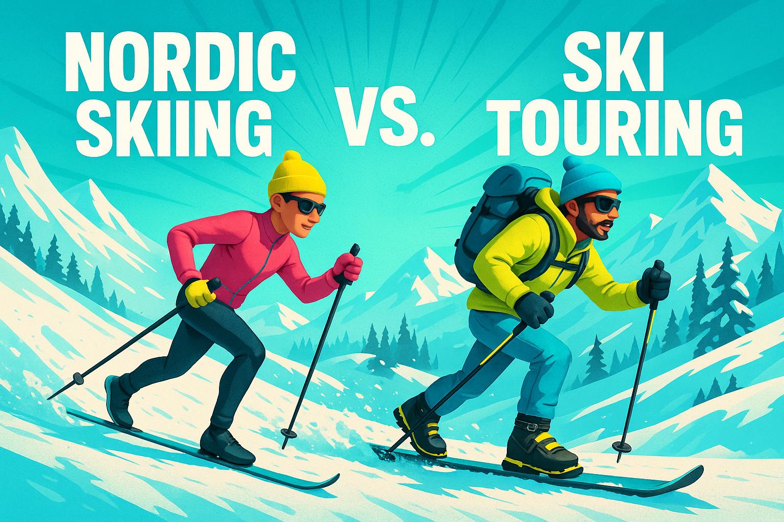 Nordic Skiing vs. Ski Touring: What's the Difference and Which One Should You Try? - snowfeet*