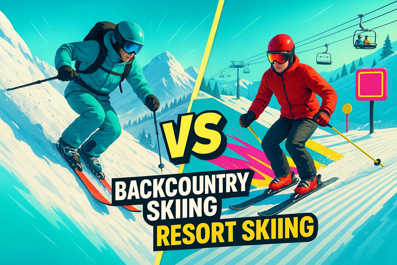 Backcountry Skiing vs. Resort Skiing: Why More Skiers Are Heading Off-Piste - snowfeet*
