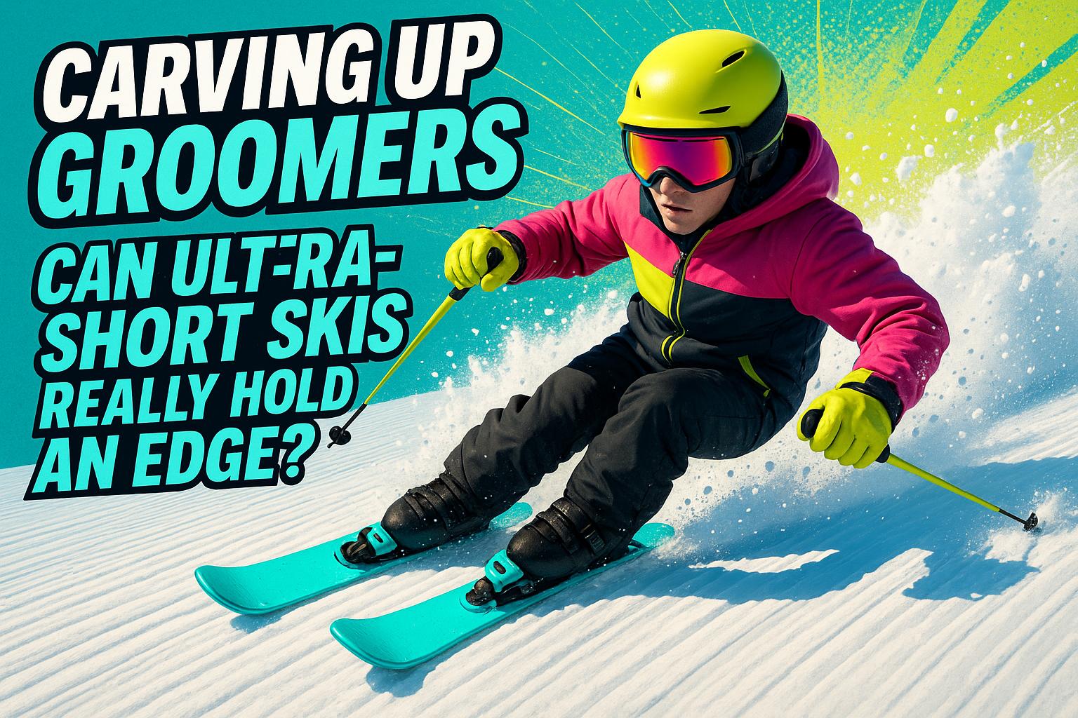 Carving Up Groomers: Can Ultra-Short Skis Really Hold an Edge? (2025) - snowfeet*