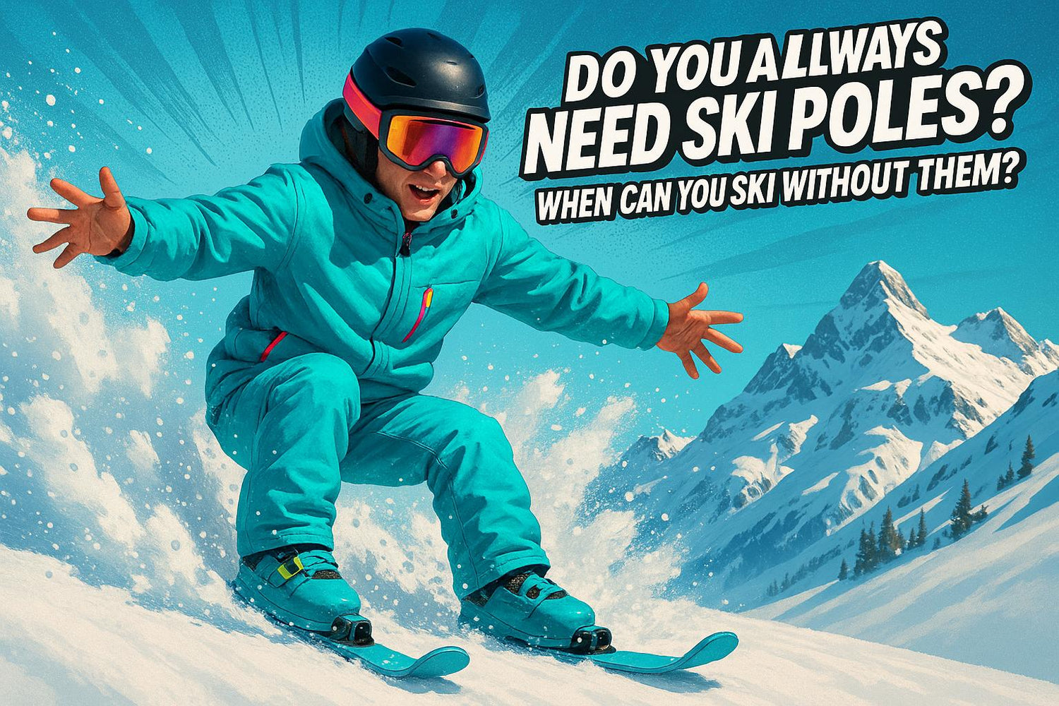 Do You Always Need Ski Poles? When Can You Ski Without Them?