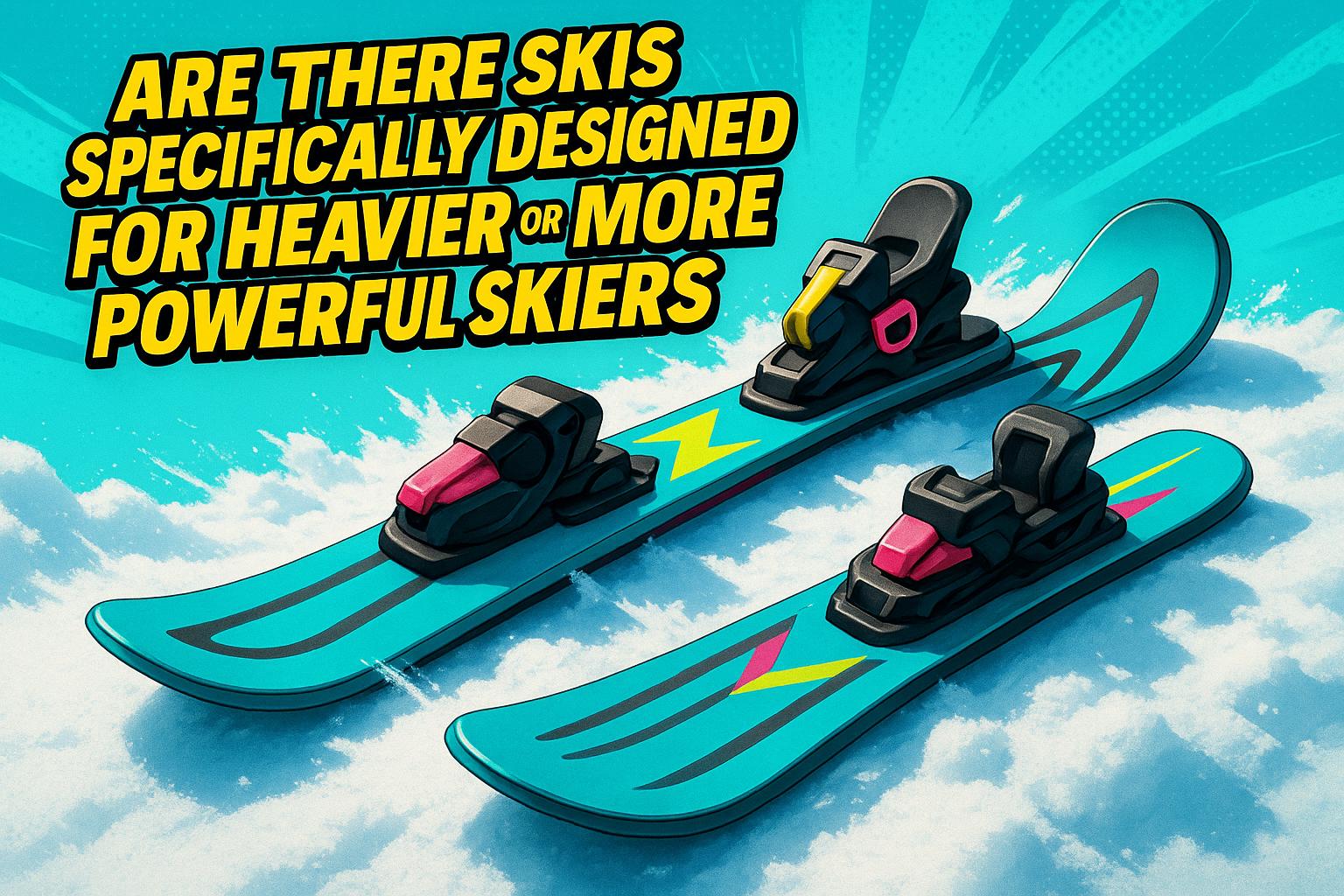 Are There Skis Specifically Designed for Heavier or More Powerful Skiers? - snowfeet*