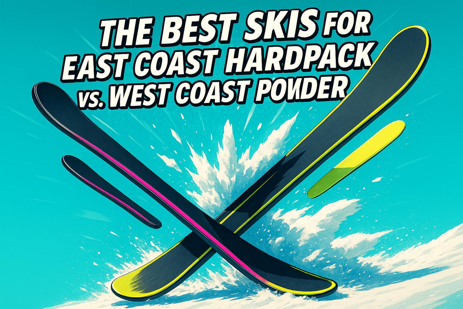 The Best Skis for East Coast Hardpack vs. West Coast Powder (2025)
