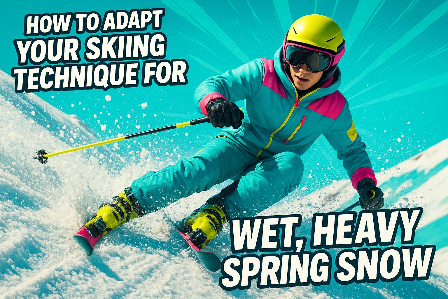 How to Adapt Your Skiing Technique for Wet, Heavy Spring Snow - snowfeet*