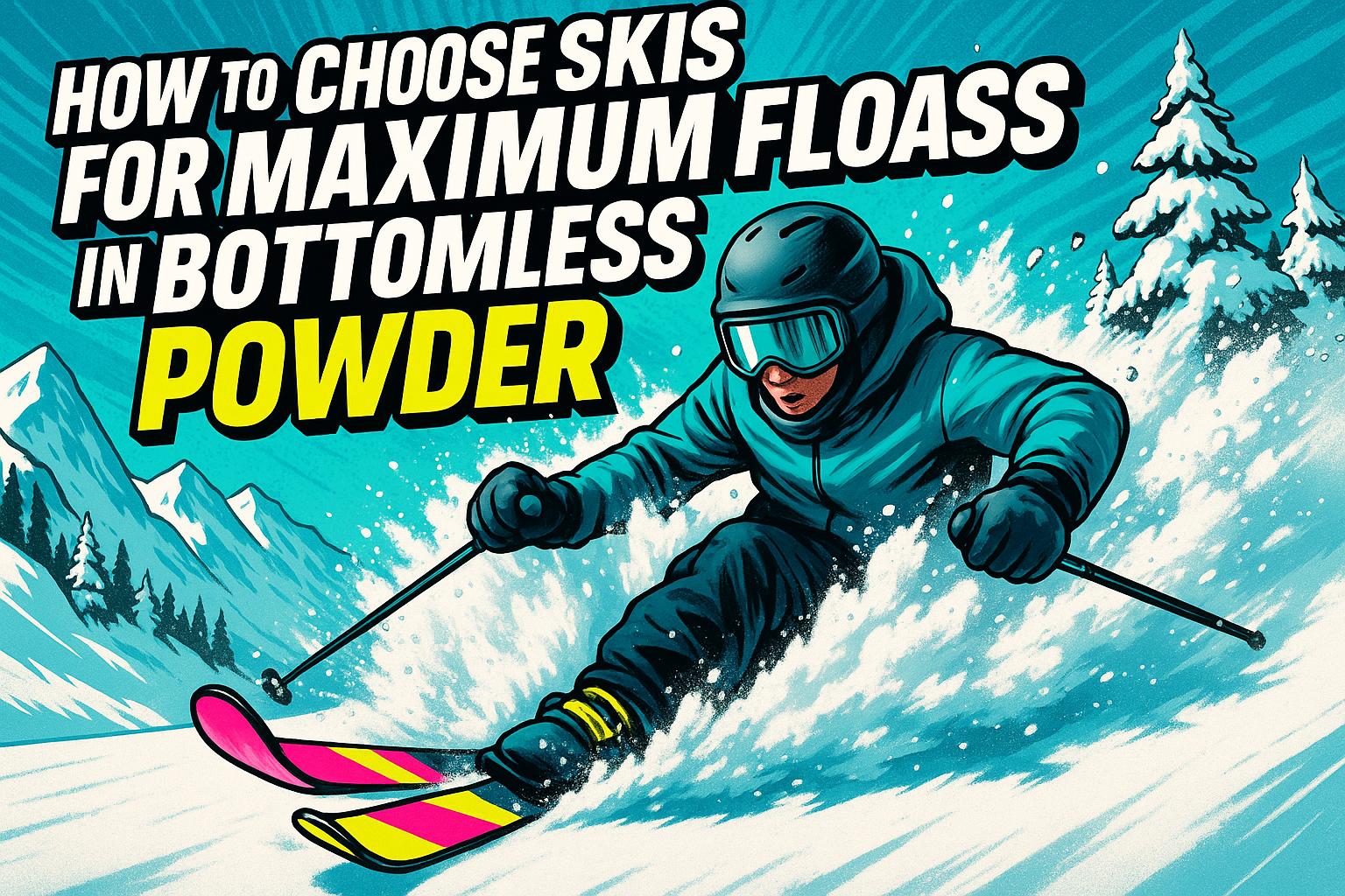 How to Choose Skis for Maximum Float in Bottomless Powder (Beyond Width) - snowfeet*