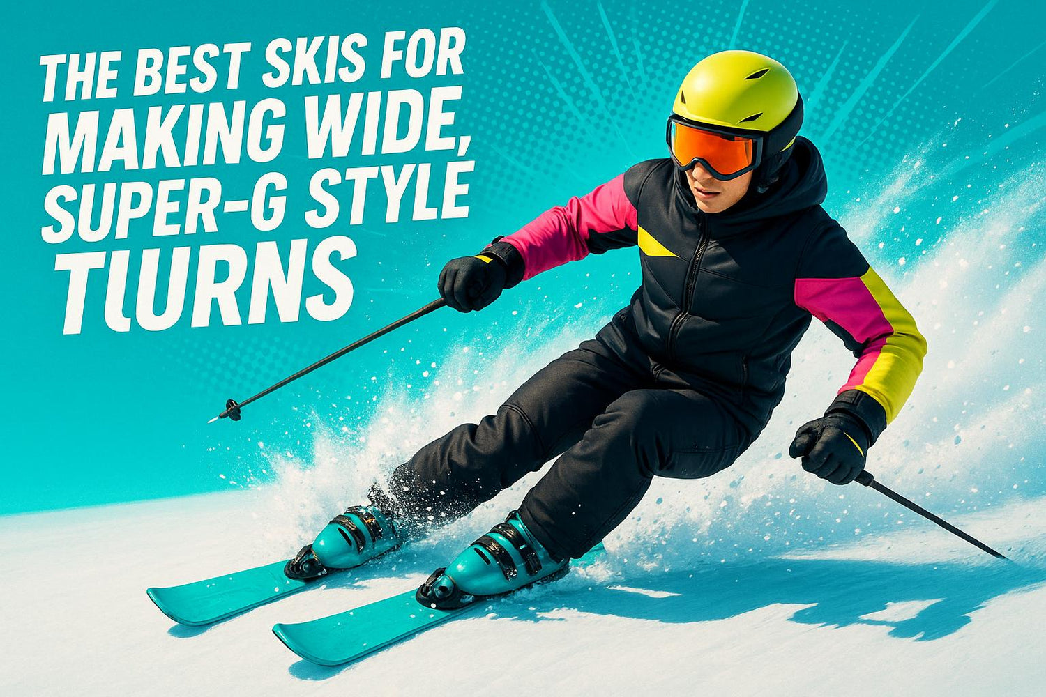 The Best Skis for Making Wide, Super-G Style Turns on Open Slopes - snowfeet*