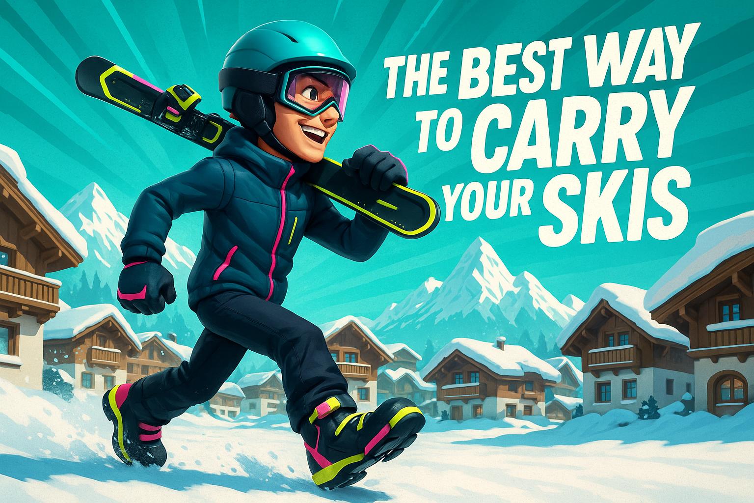 The Best Way to Carry Your Skis (To and From the Slopes, In the Village)