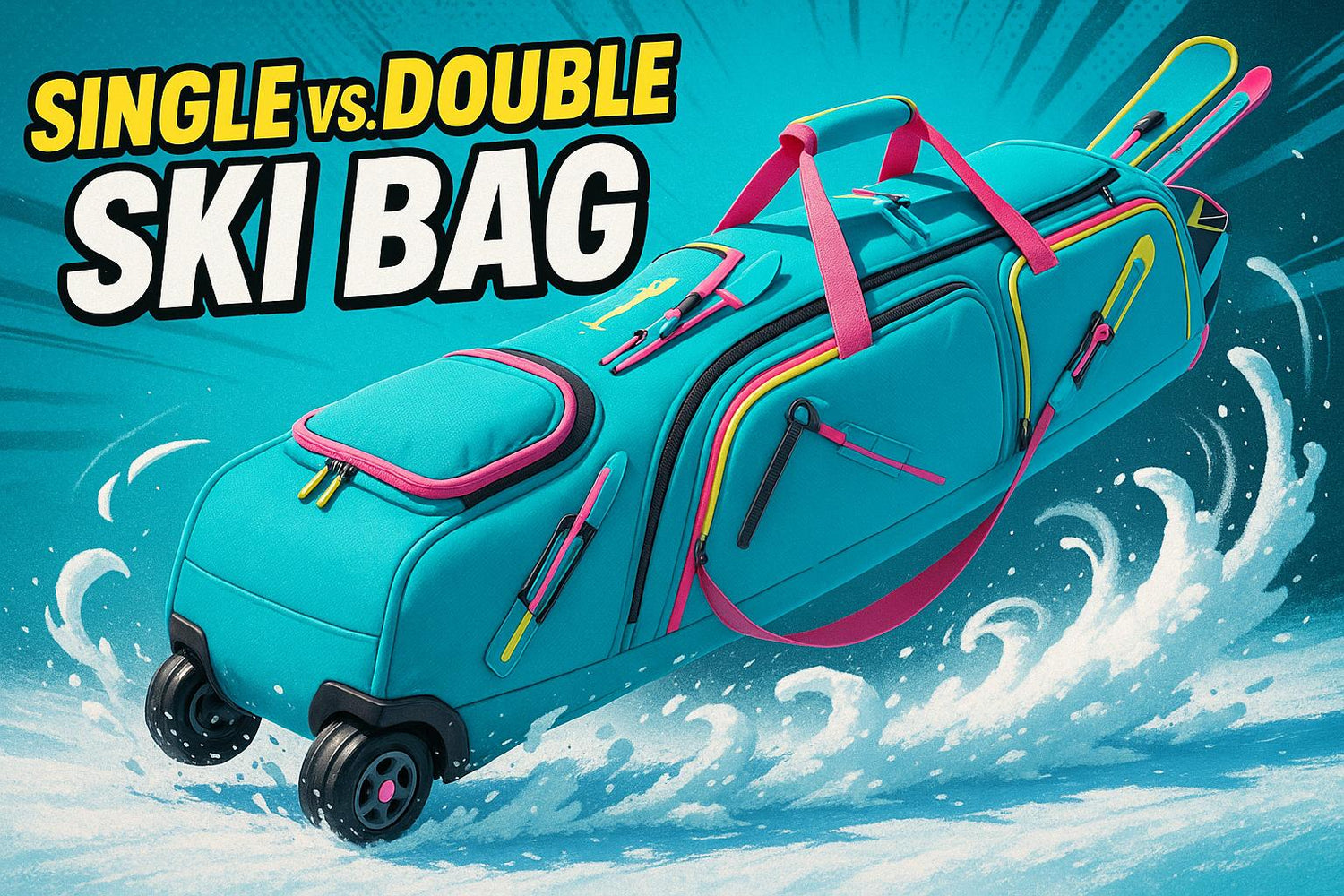 How to Choose the Right Ski Bag for Air Travel (Single vs. Double, Wheels) - snowfeet*