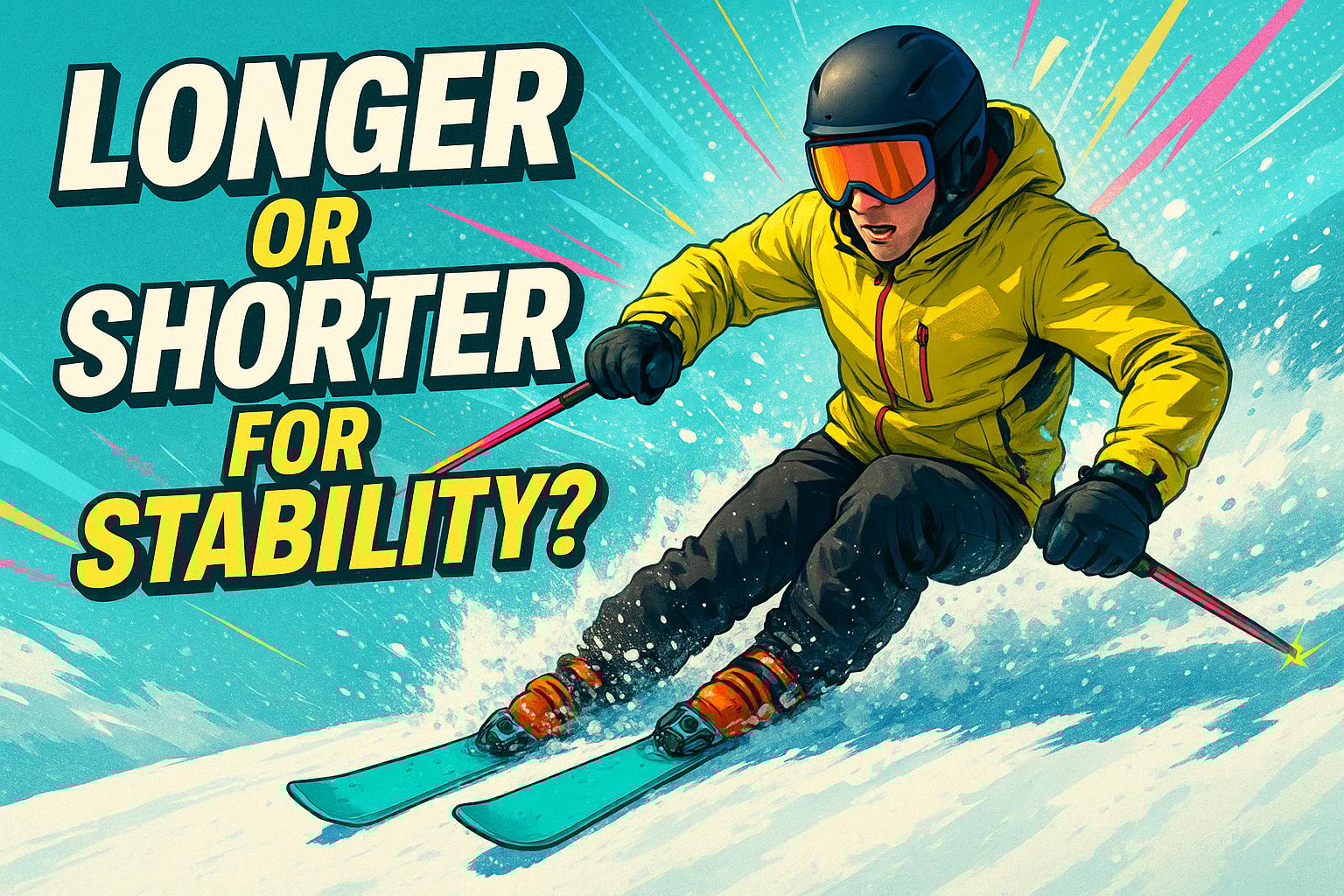 Ski Length for Aggressive Skiers: Longer or Shorter for Stability?