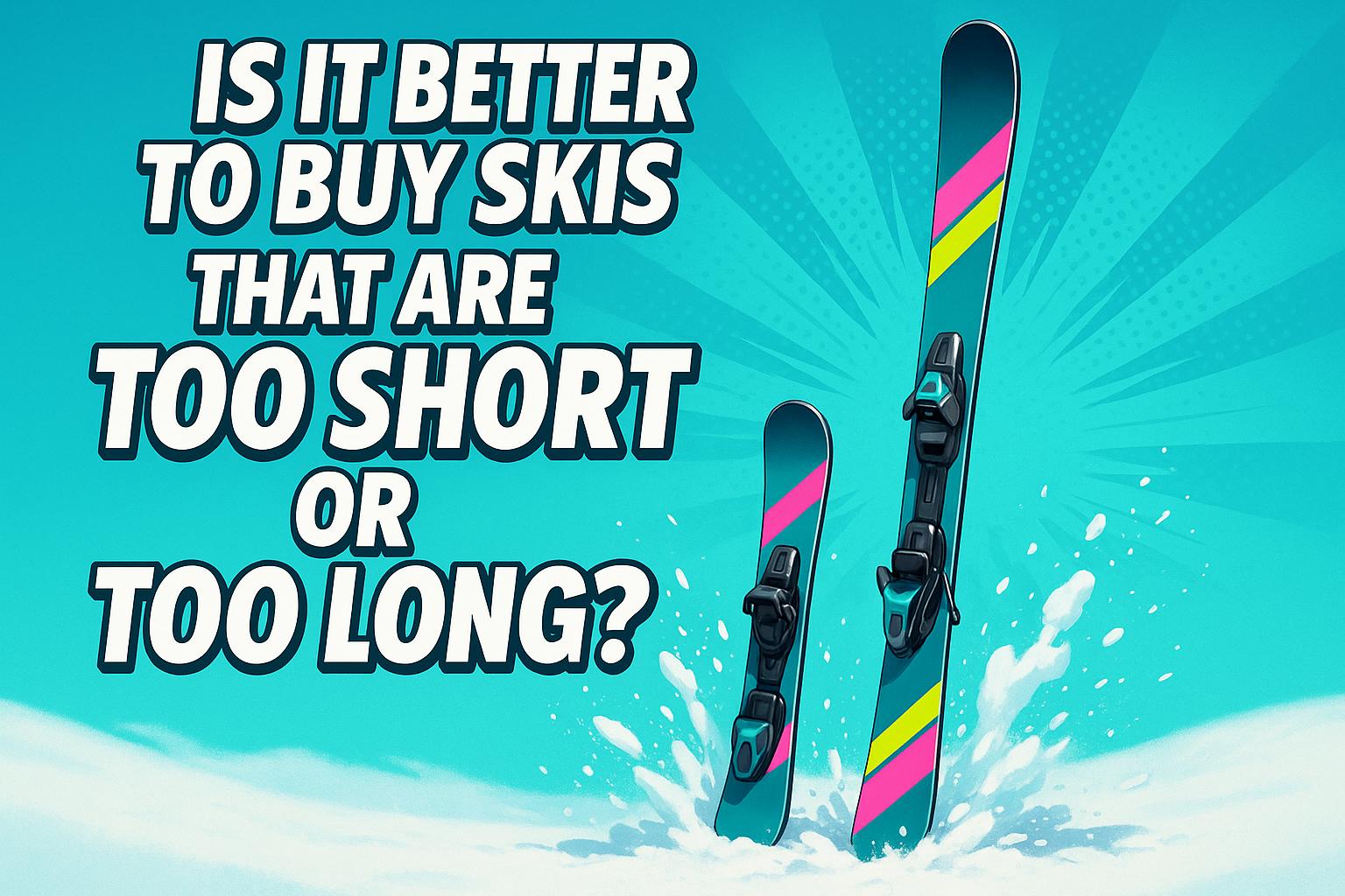 Is It Better to Buy Skis That Are Too Short or Too Long? - snowfeet*