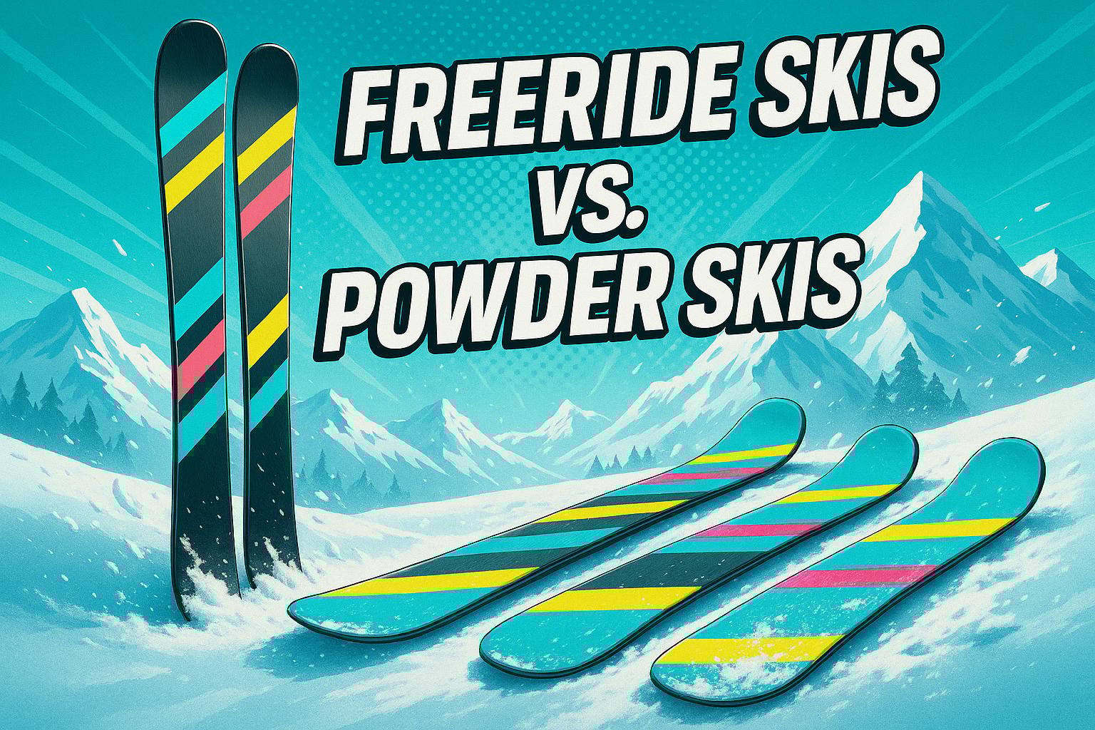 Freeride Skis vs. Powder Skis: What's the Key Difference?