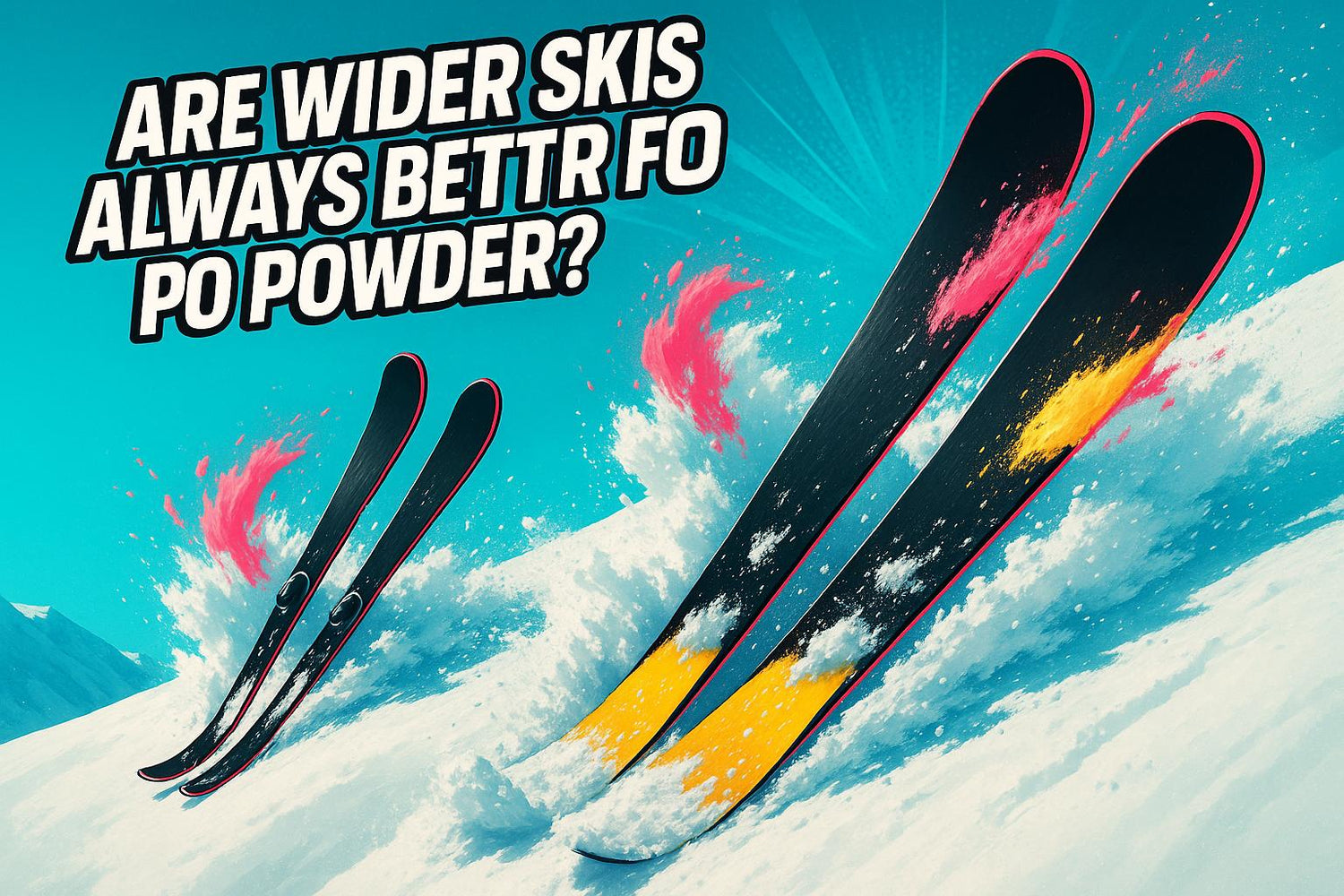 Are Wider Skis Always Better for Powder? (The Great Debate)