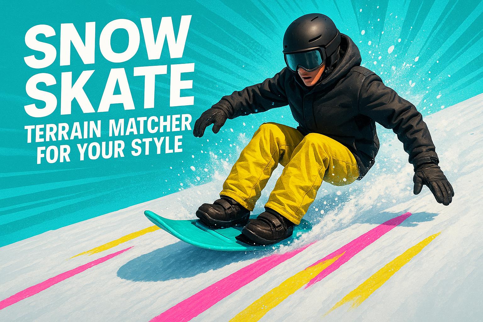 Snow Skate Terrain Matcher for Your Style