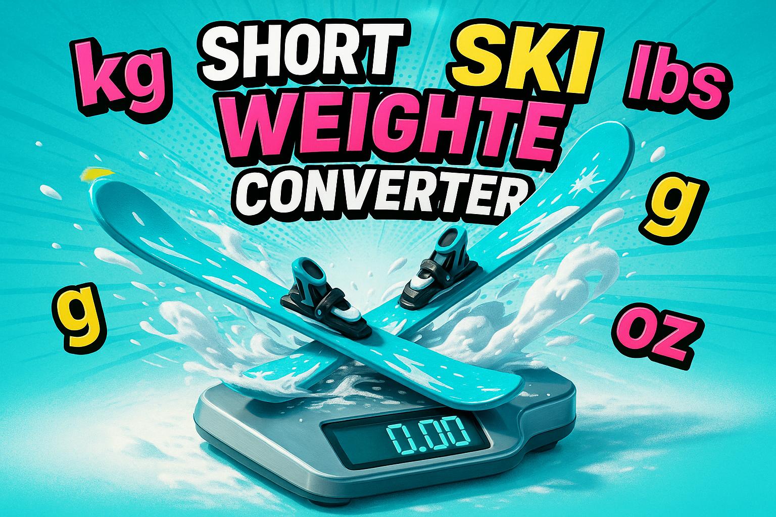 Short Ski Weight Converter Made Easy