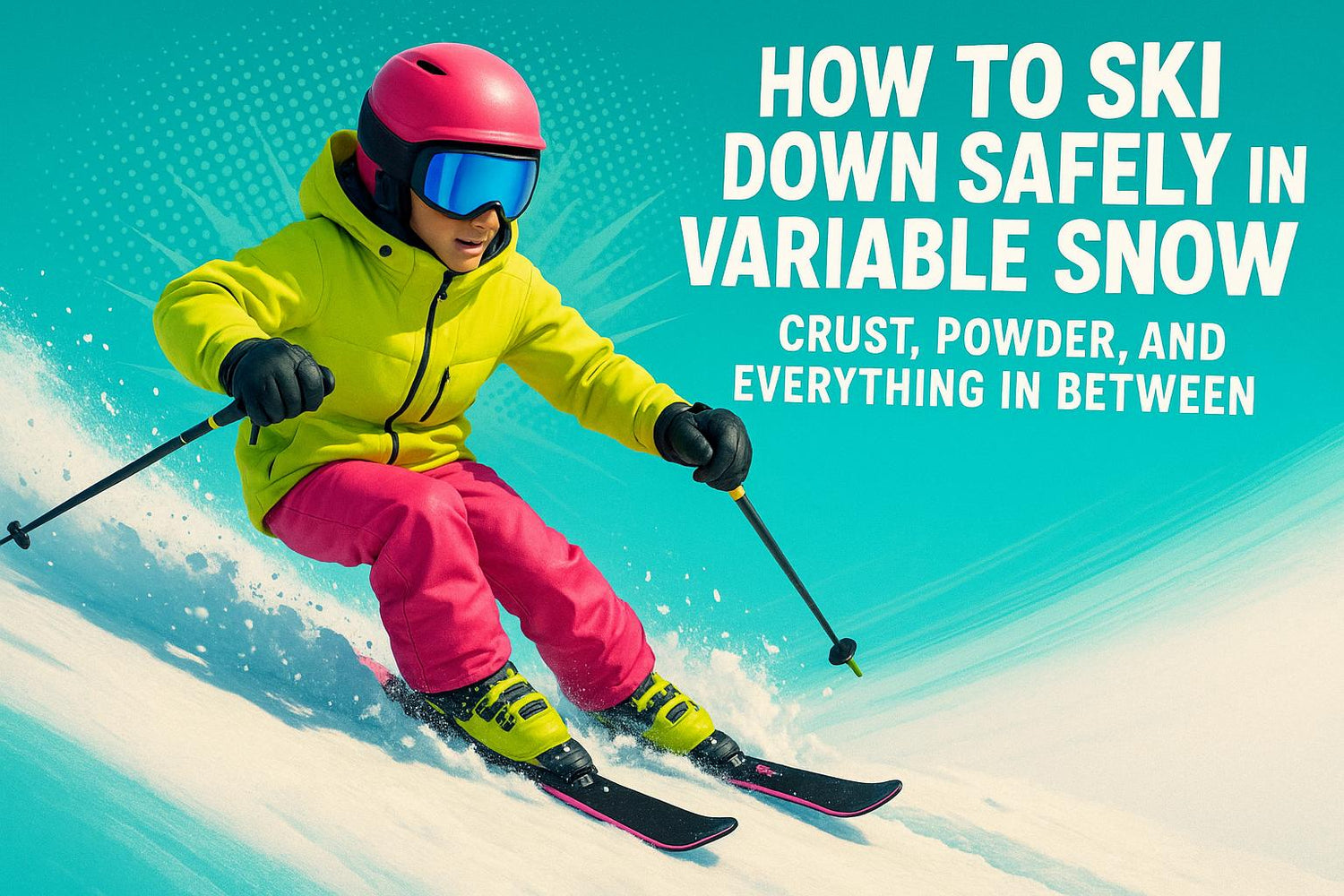 How to Ski Down Safely in Variable Snow: Crust, Powder, and Everything in Between