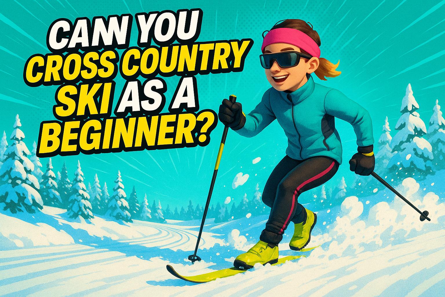 Can you cross country ski as a beginner? - snowfeet*