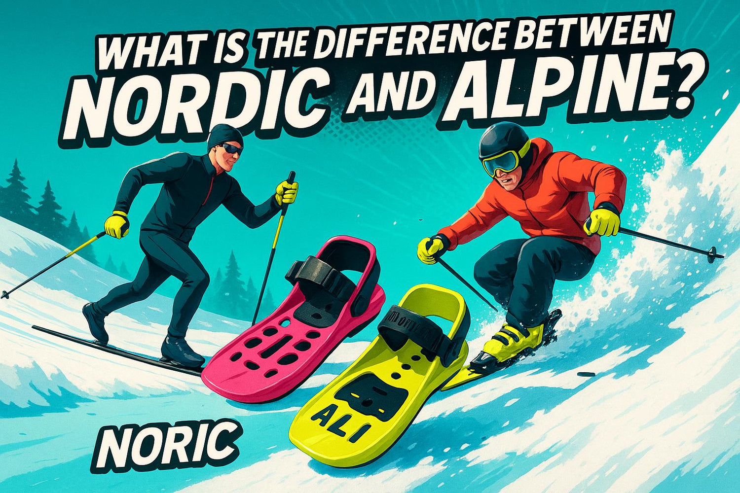 What is the difference between Nordic and Alpine?