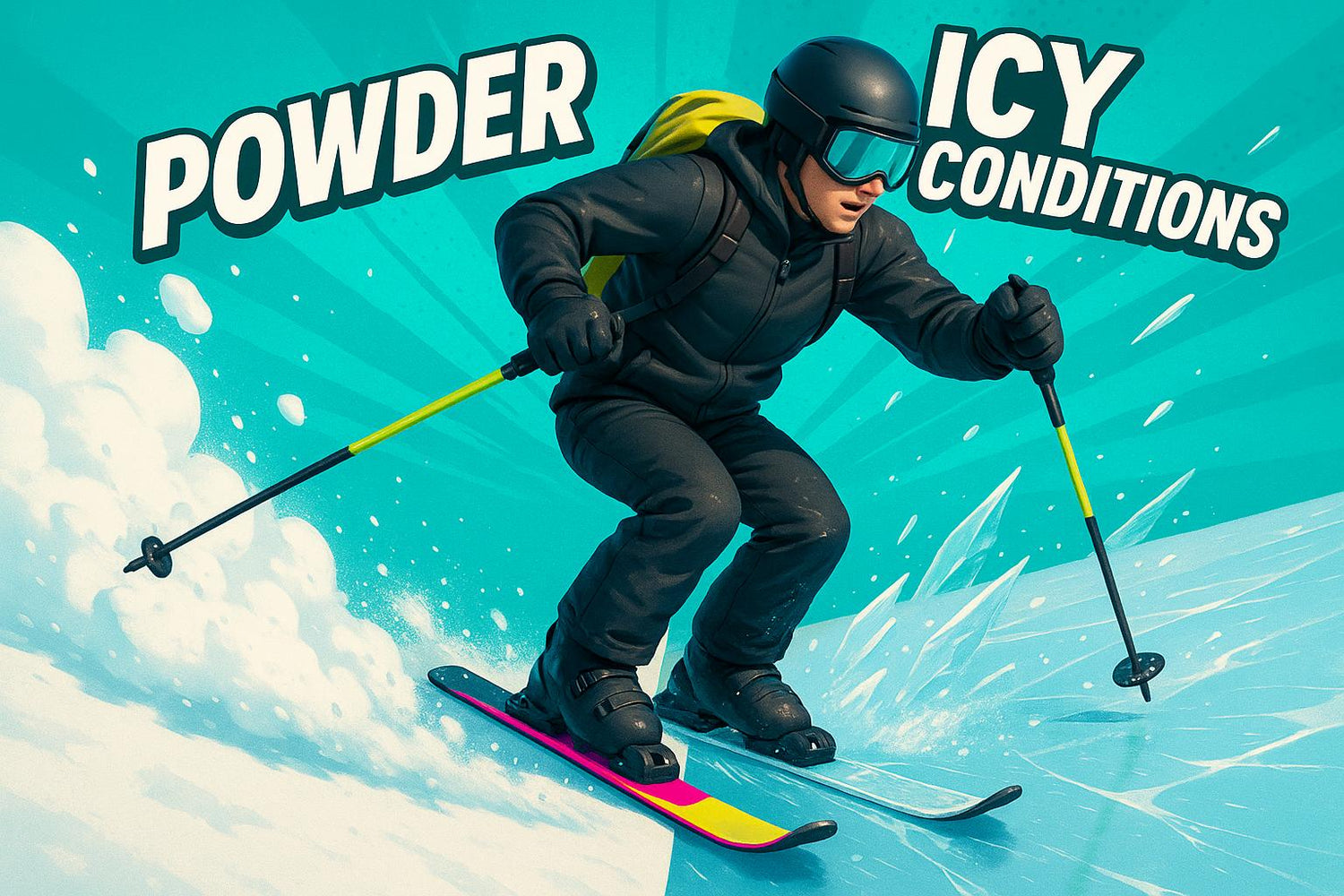 Touring in Powder vs. Icy Conditions: How to Adjust Technique and Equipment