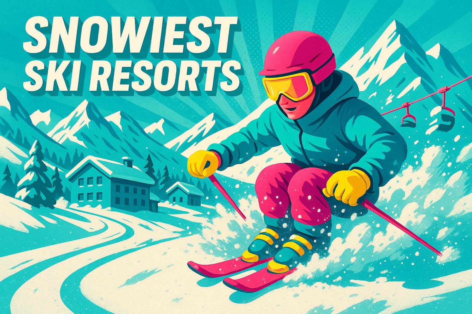 Snowiest Ski Resorts in the USA: Where to Find the Most Powder (2025)