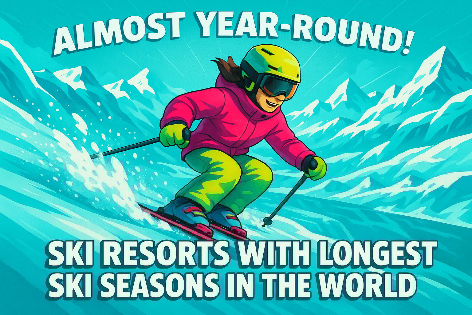 Ski Resorts With the Longest Ski Seasons in the World (Almost Year-Round)