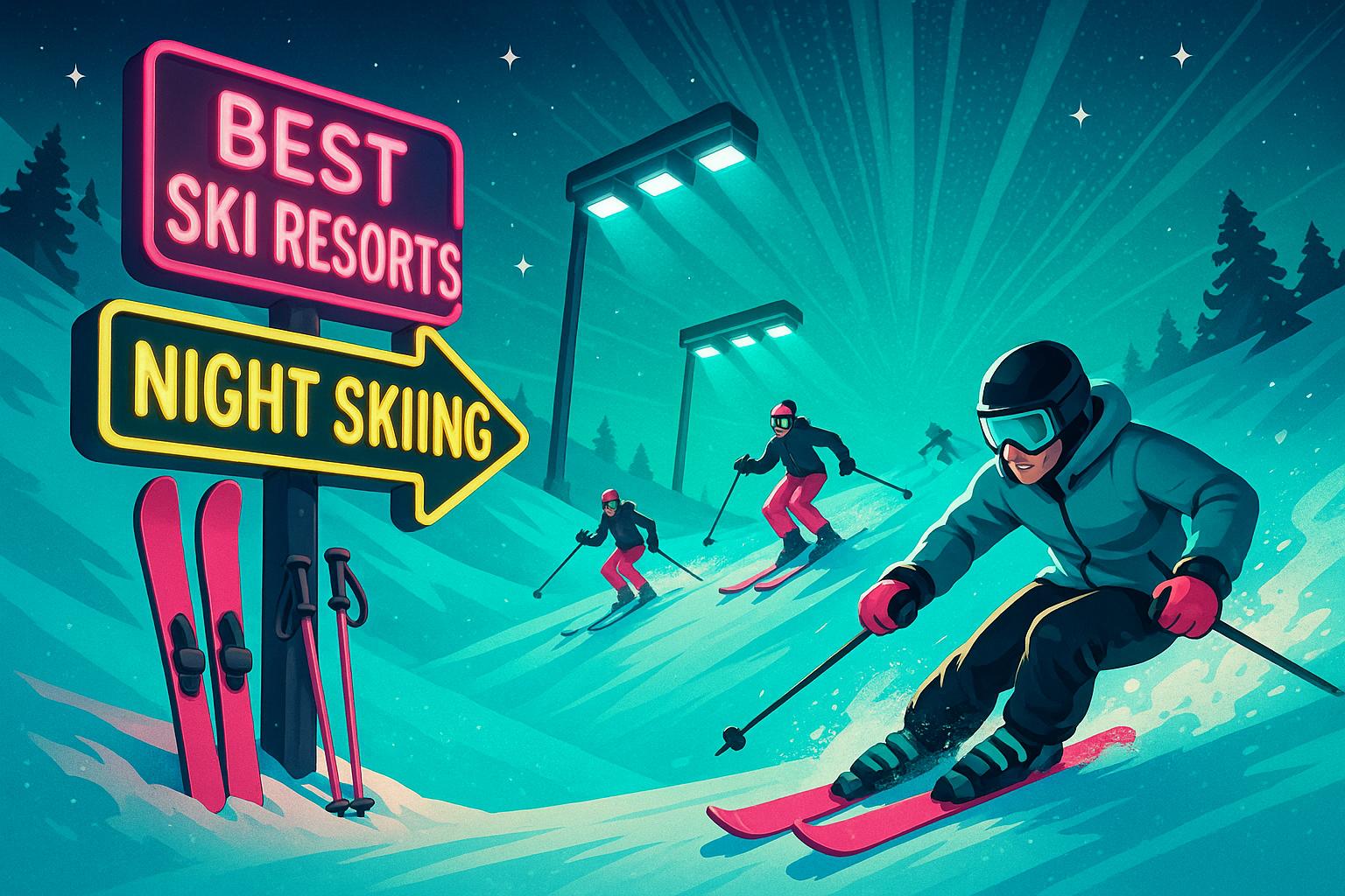 Best Ski Resorts for Night Skiing in North America (2025)