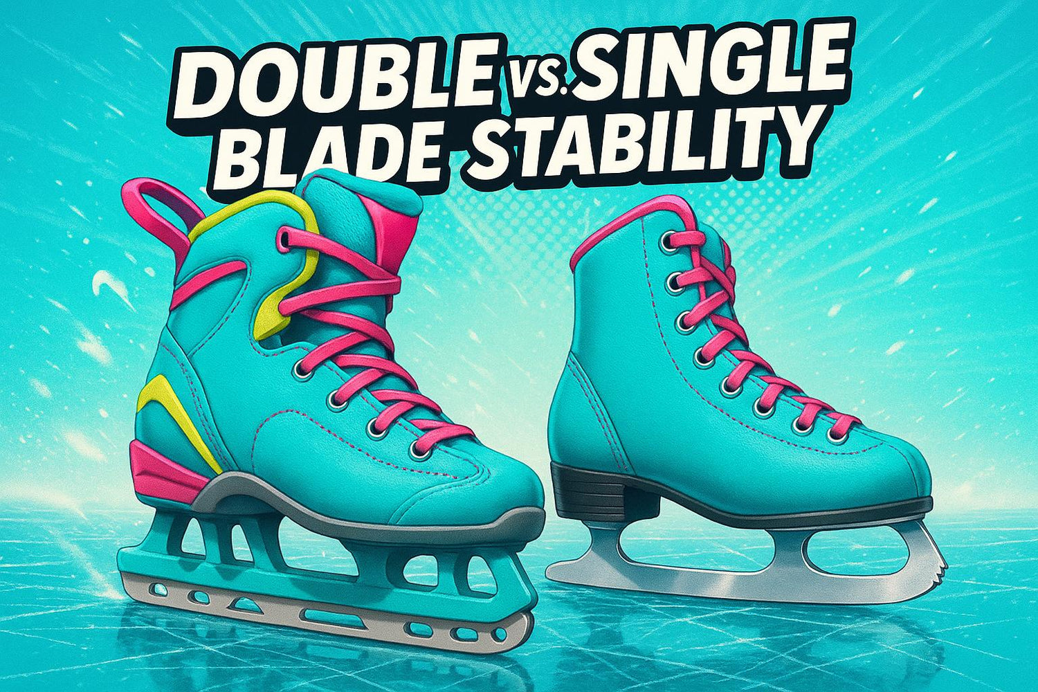 Best Beginner Ice Skates for Stability (Double vs. Single Blade Compared) - snowfeet*