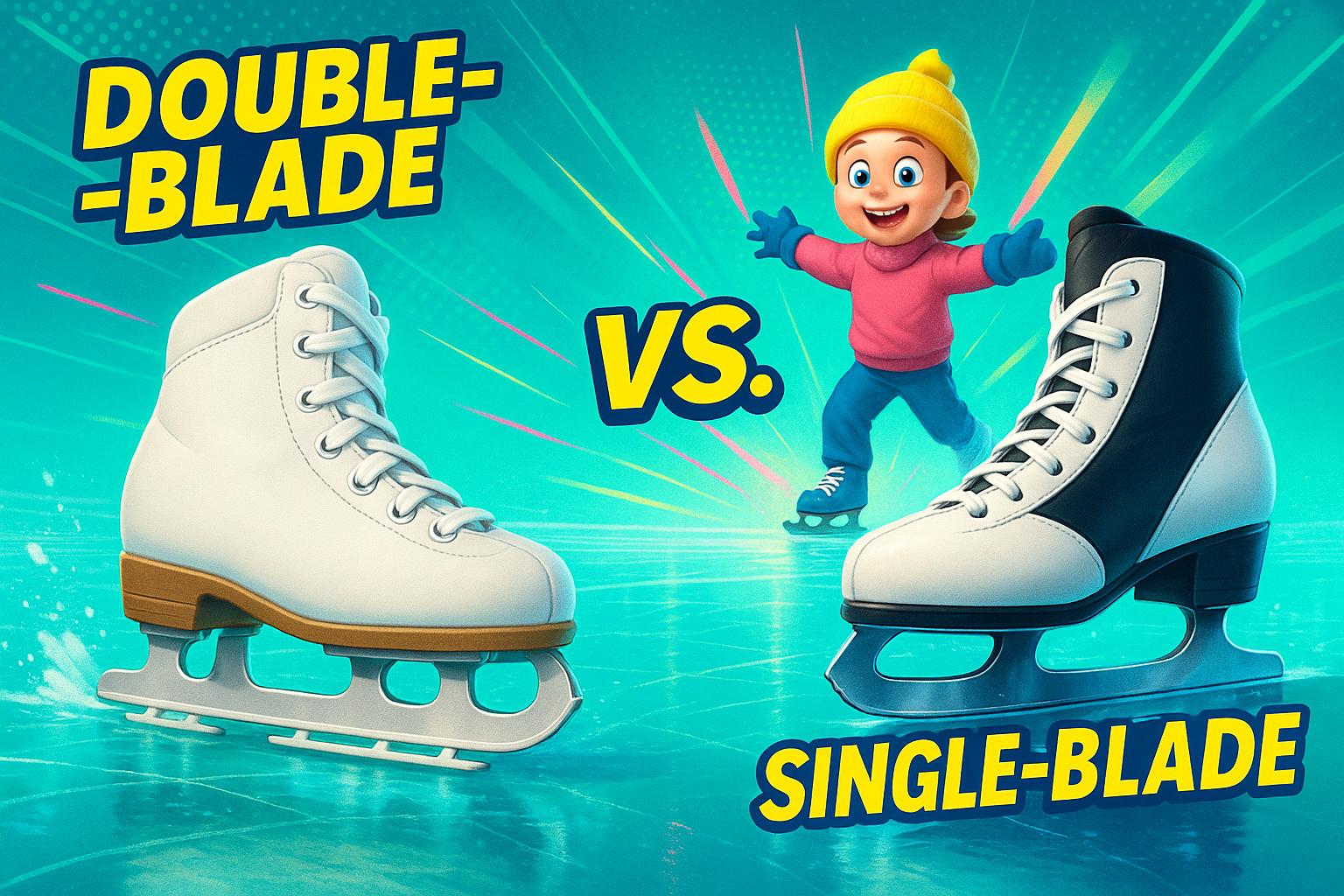 Double-Blade vs. Single-Blade Ice Skates: Which Are Better for Learning? - snowfeet*