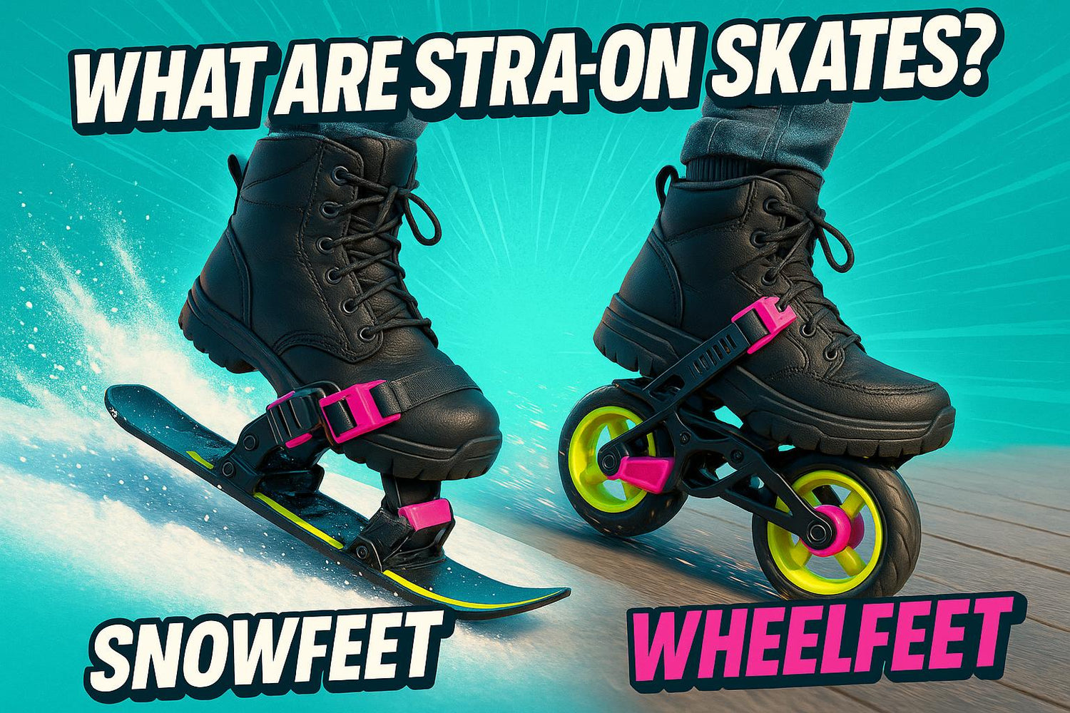 What Are Strap-On Skates and How Do They Work? (Snowfeet & Wheelfeet Explained) - snowfeet*