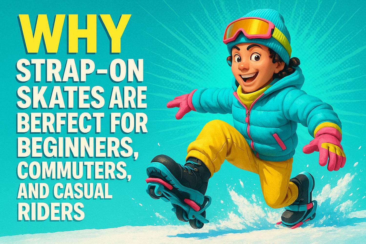 Why Strap-On Skates Are Perfect for Beginners, Commuters, and Casual Riders - snowfeet*